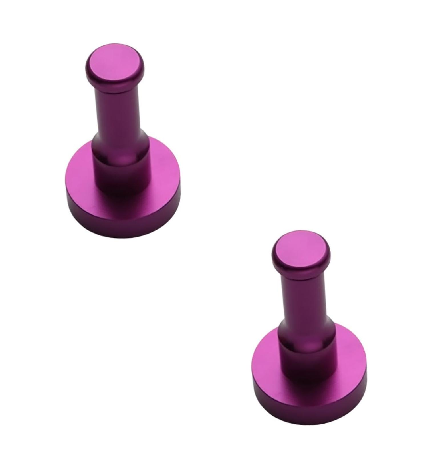 Zerodeko Metal Coat Hanger 2pcs Metal Clothes Hanger Black Robe Towel Hook Backpack Hooks for Wall Hat Towel Rack mediumx2pcs Purplex2pcs - Buy Online on GoSupps.com