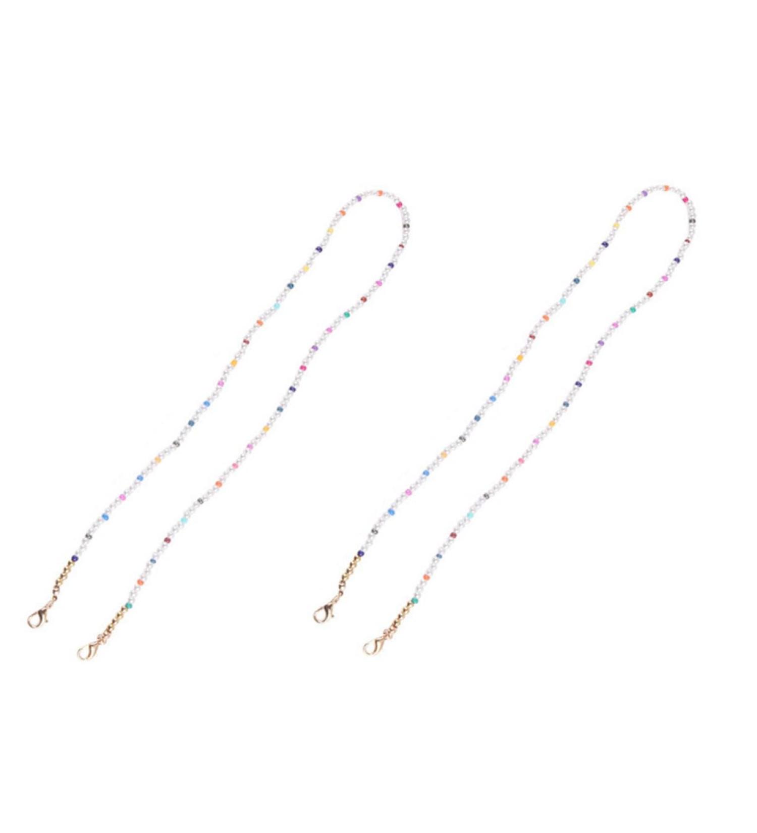 Beaupretty 6-Pack Bling Sunglasses Holder & Mask Chain - Fashionable Lanyard for Kids and Adults - Buy Online on GoSupps.com