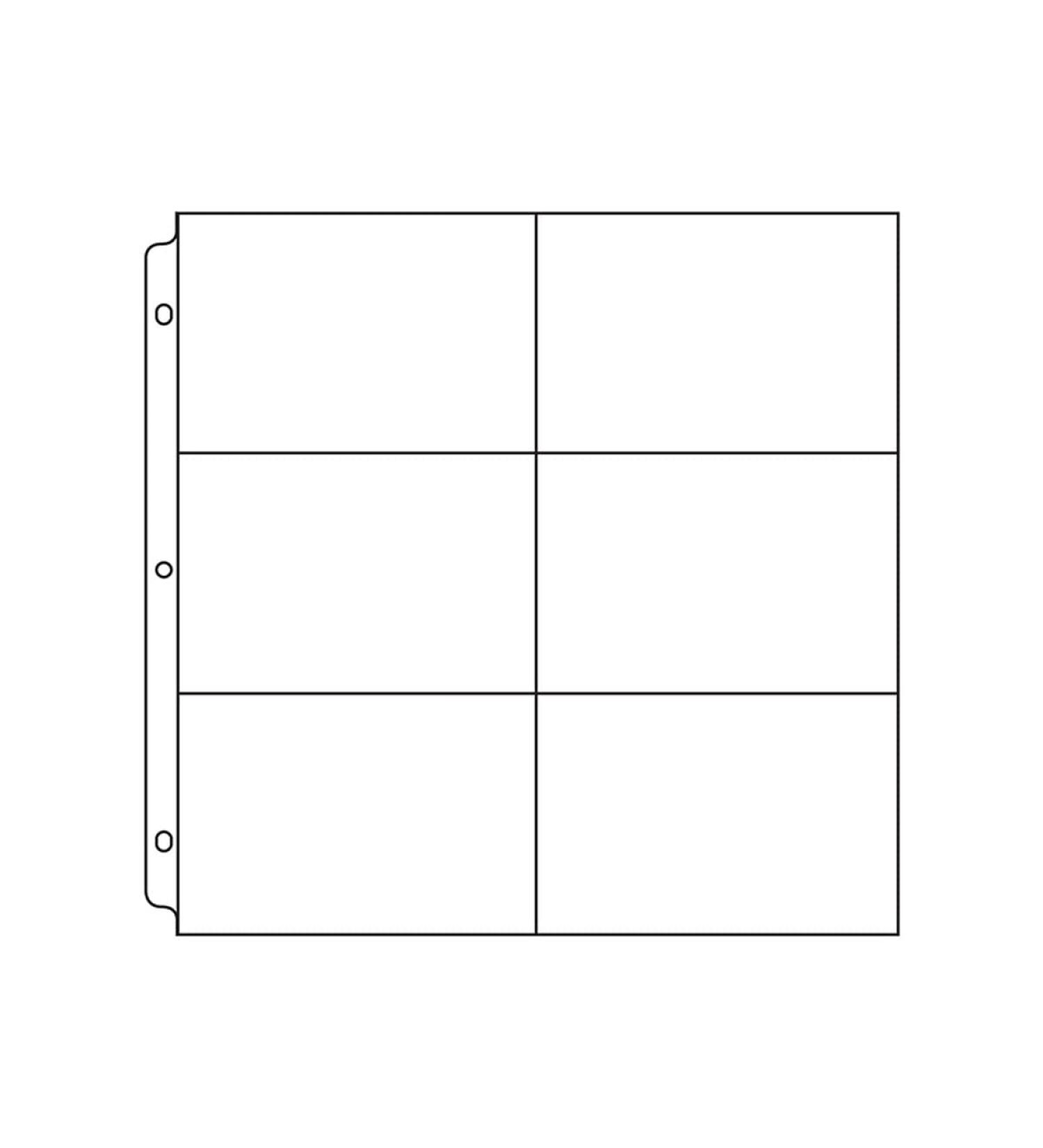 12x12 Ring Photo Sleeve 6up-50: High-Quality Photo Album Insert - Buy Online on GoSupps.com