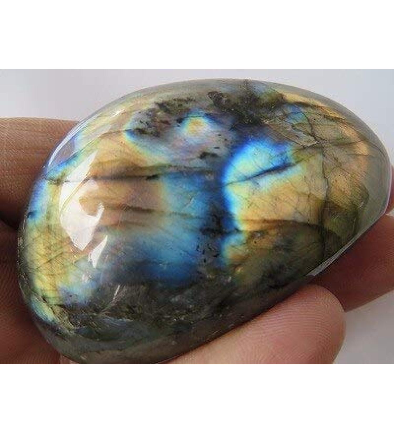A Rare Natural Flash Labradorite Crystal Gem Stone Original Reiki 82g + ningxiao - Buy Online on GoSupps.com