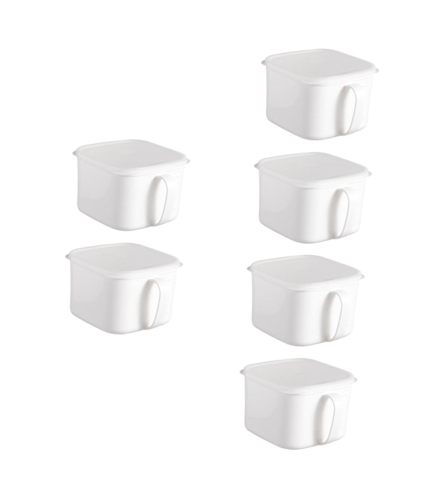 Alipis 6 Pcs Storage Box with Handle Cereal Refrigerator Organizer Keeper Kitchen Food Organizer re-usable - Buy Online on GoSupps.com