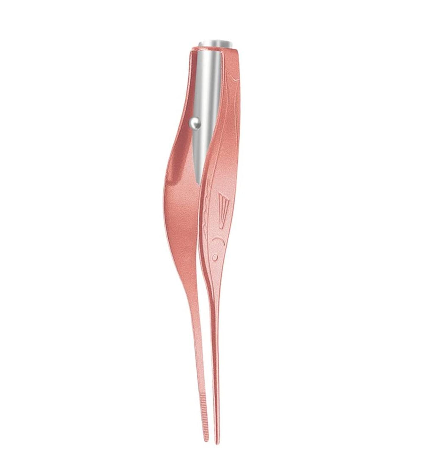 Ear Cleaner LED Flashlight Earpick Wax Removal Tweezer Luminous Kids Stainless Steel Tweezer Remover - Buy Online on GoSupps.com