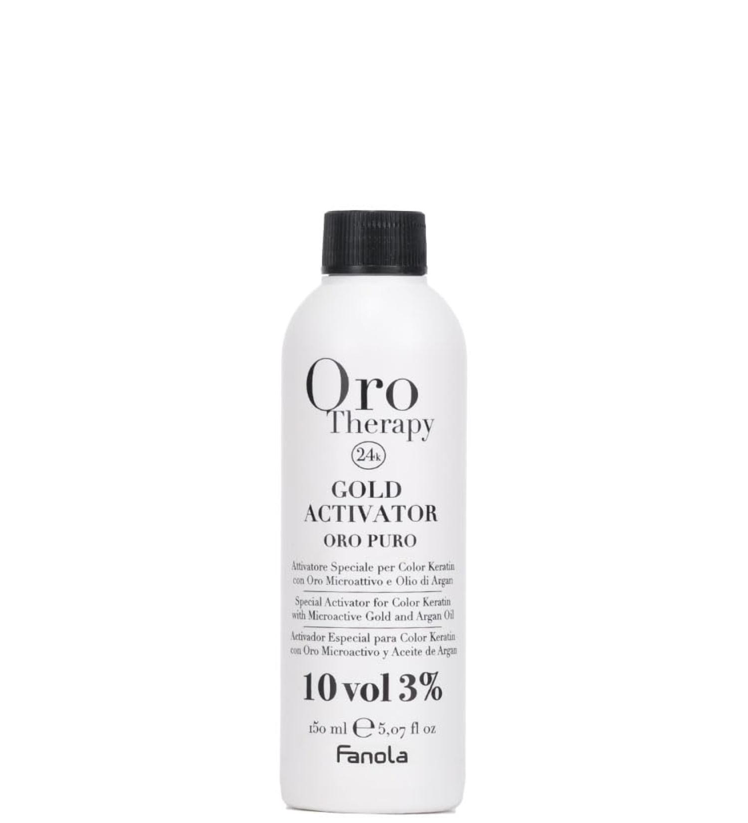Fanola Oro Therapy Gold Activator Gold Puro 3% 150 ml