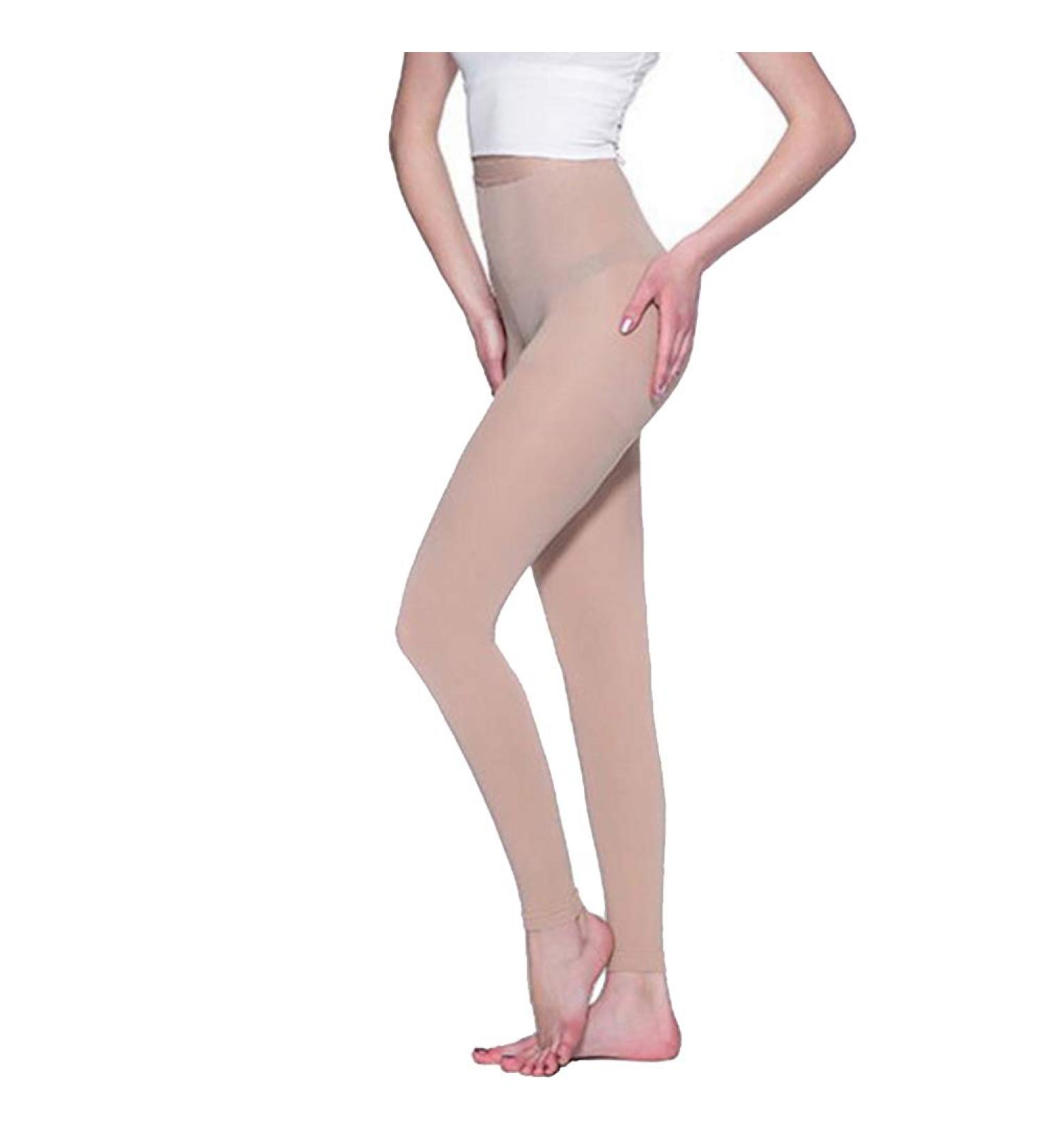 Compression Pantyhose 20-30 mmHg for Women & Men - Relieve Varicose Vein Symptoms - Nude Small - Buy Online on GoSupps.com
