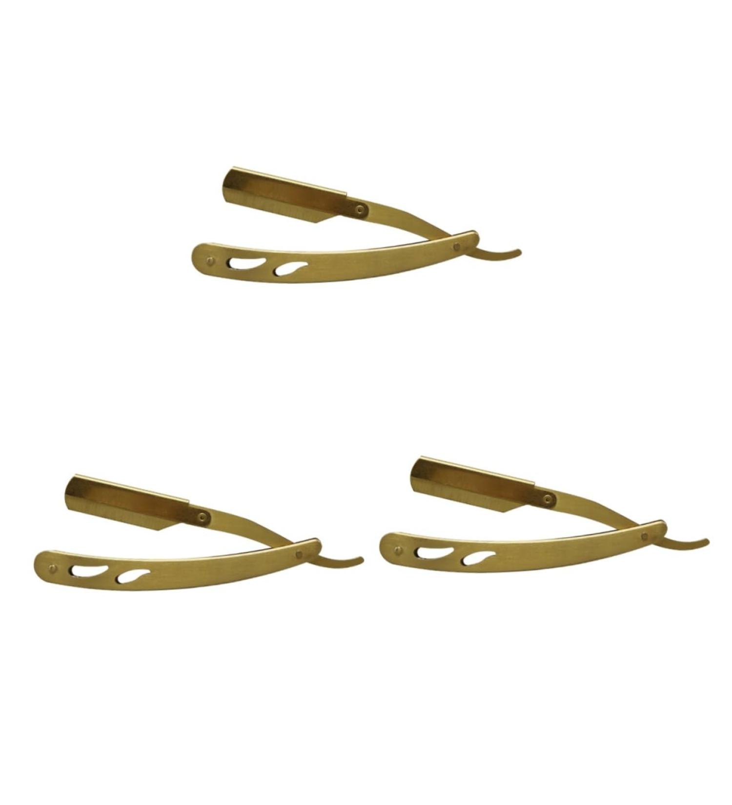 Fomiyes Manual Razor for Men - Metal Hand Razor Eyebrow Trimmer & Beard Grooming Tool - Buy Online on GoSupps.com