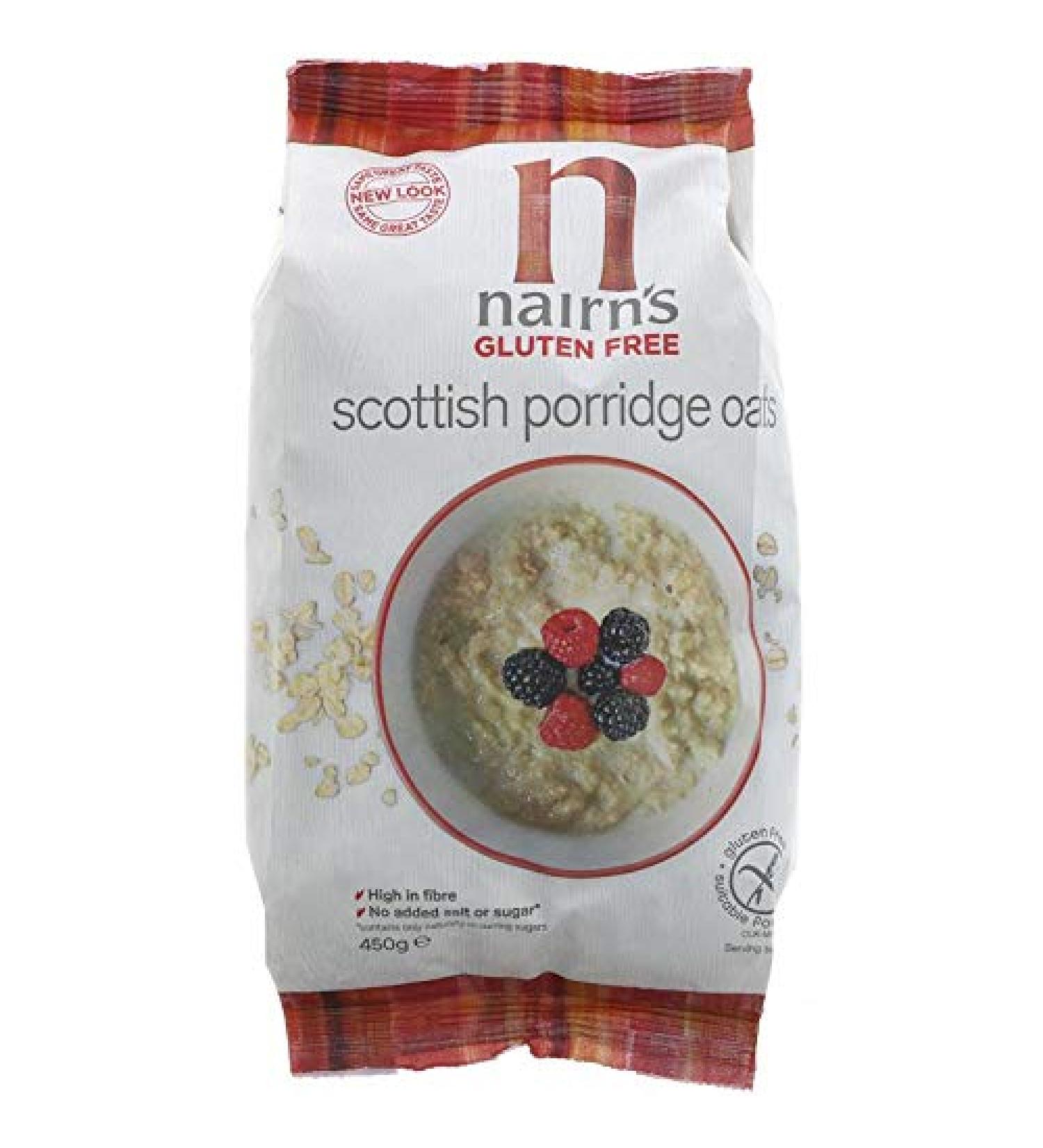 Nairn's Gluten Free Porridge - Oats - 450g (Pack of 5)