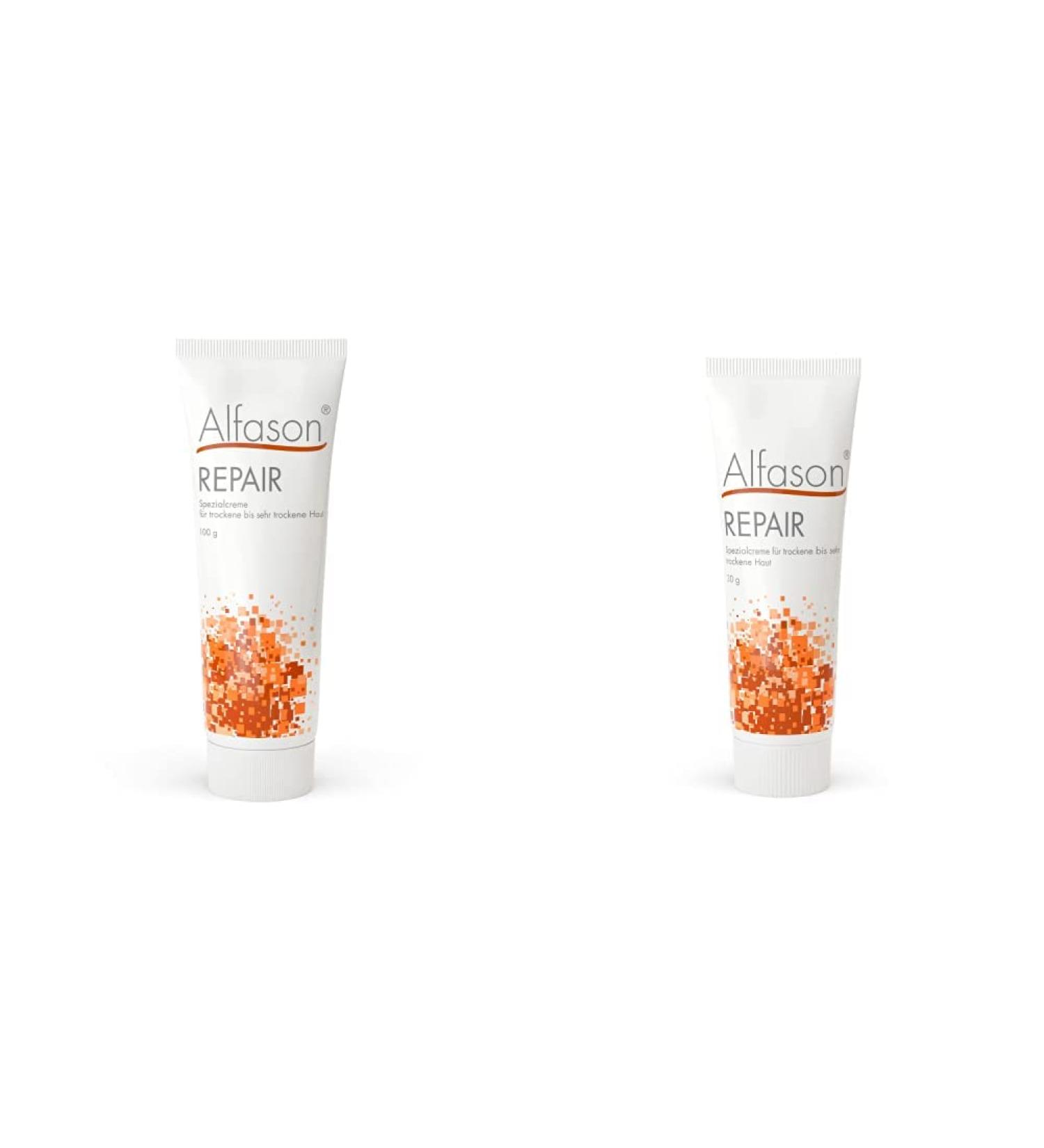 Alfason Repair Moisture Cream Bundle - 100g & 30g - Clinically Tested Paraben-Free Moisturizers for Very Dry Skin - Face Body & Hands - Buy Online on GoSupps.com