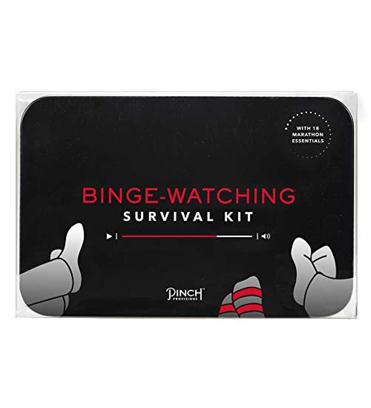 Binge-Watching Survival Kit for Friends & Family | 18 Essential Items for At-Home Spa Day | Fun Portable Gift Box - Buy Online on GoSupps.com