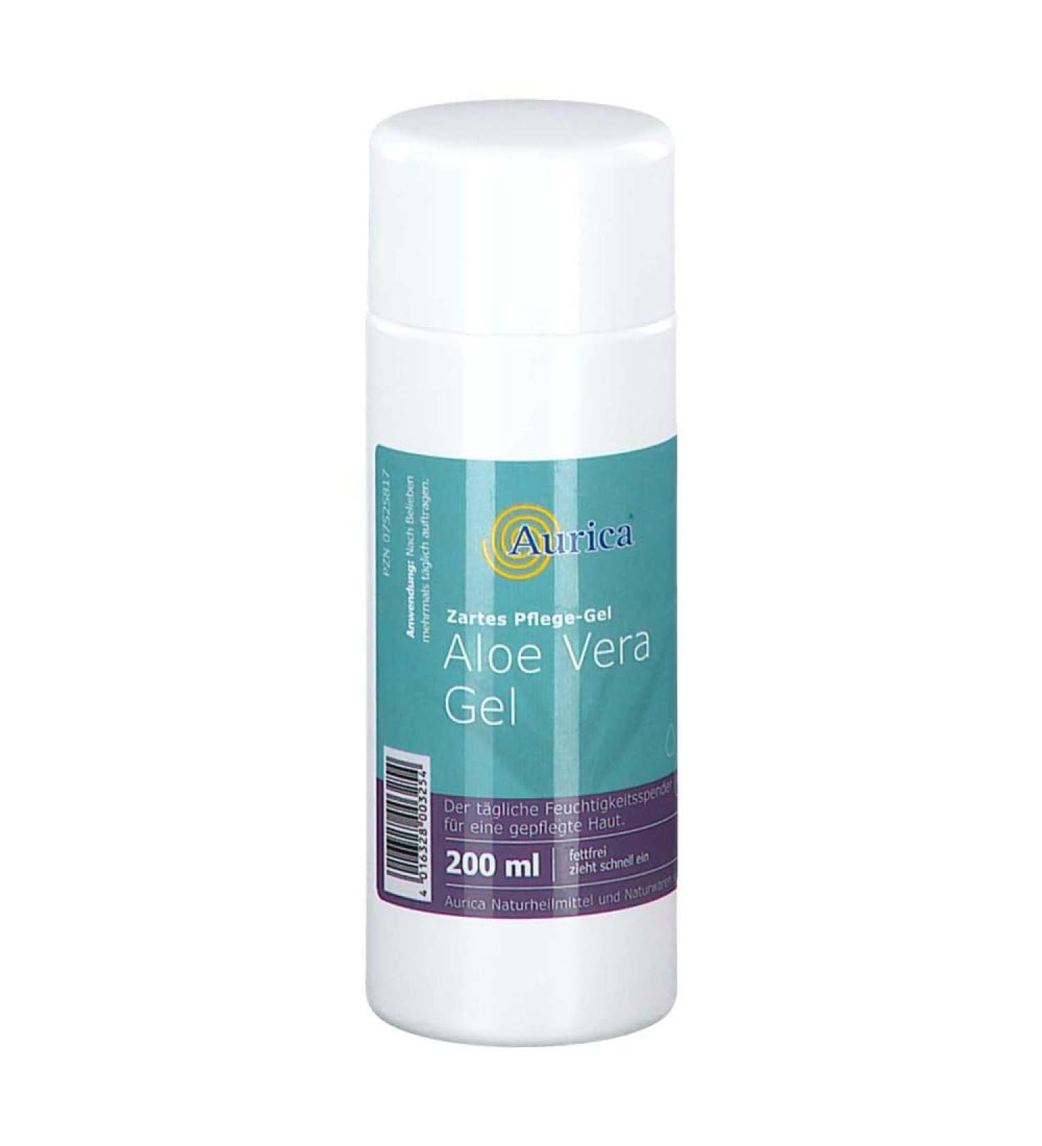 Aloe Vera Gel Aurica 200ml - Pure Natural Moisturizer for Skin & Hair | International Shipping - Buy Online on GoSupps.com