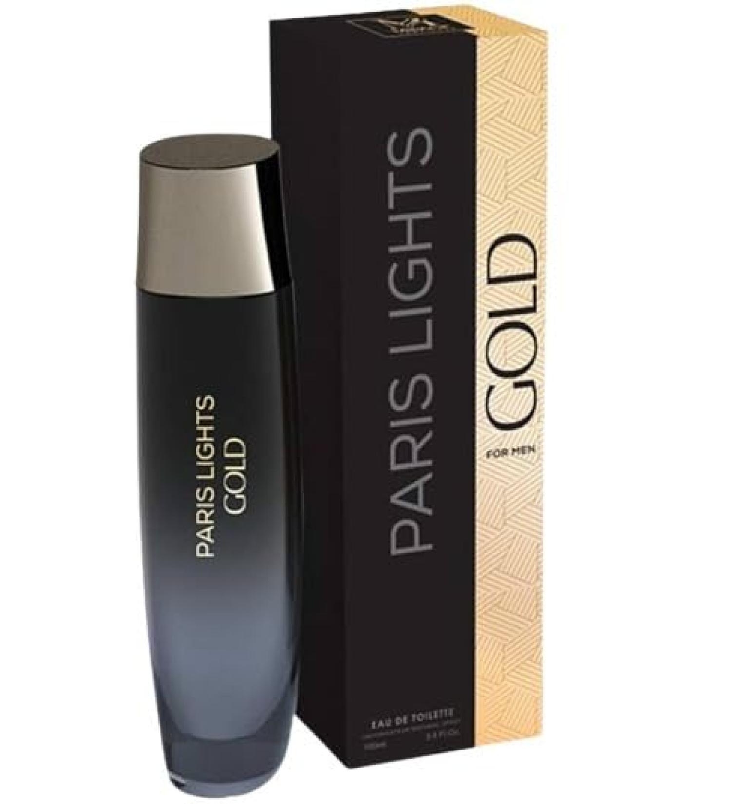 Paris Lights Gold Pour Homme Amber Fougere fragrance for Men (MCH) Eau de Toilette 3.4 Fl. Oz. - Buy Online on GoSupps.com