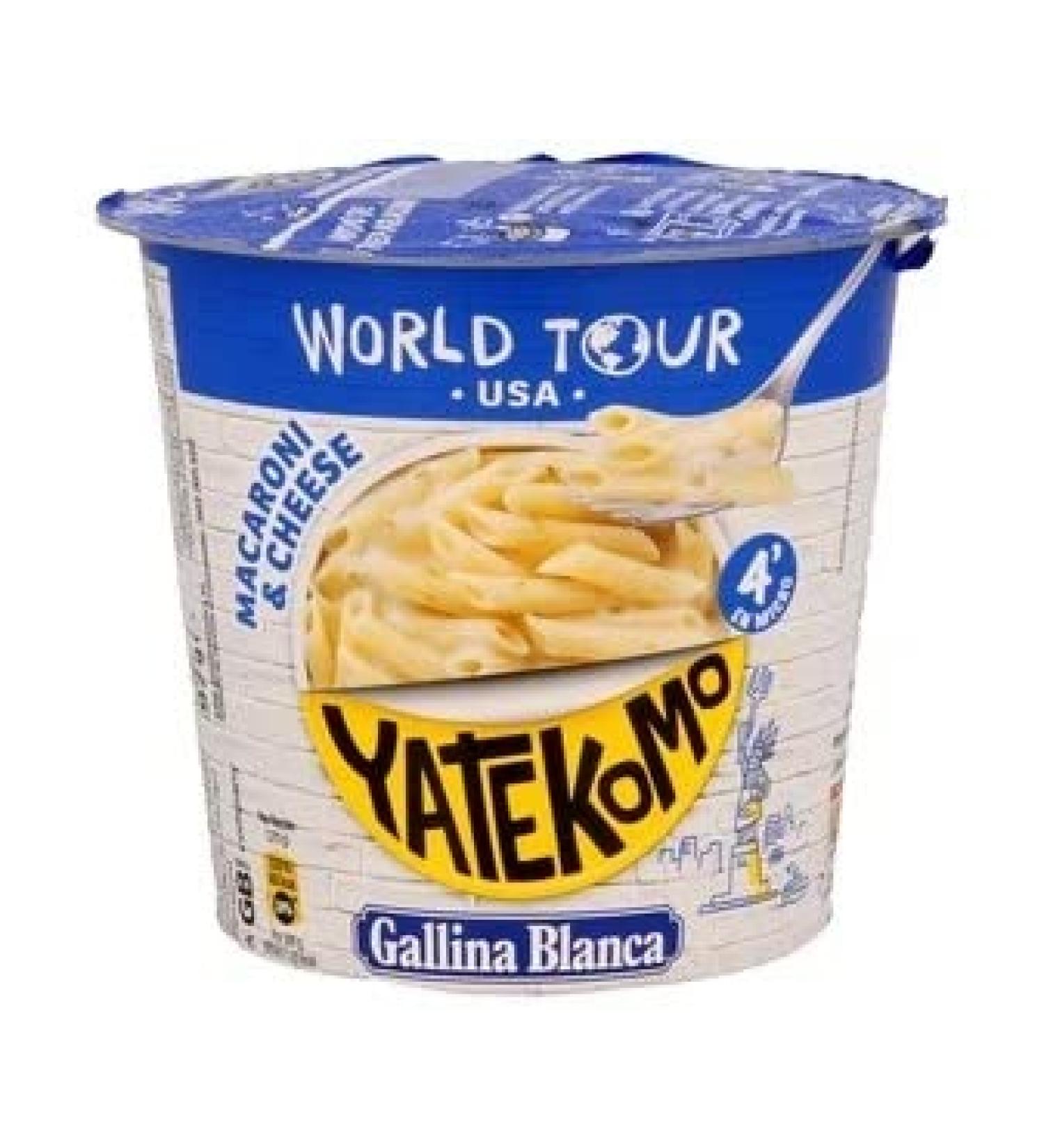 MALL YATEKOMO macaroni and cheese 100 g glass.