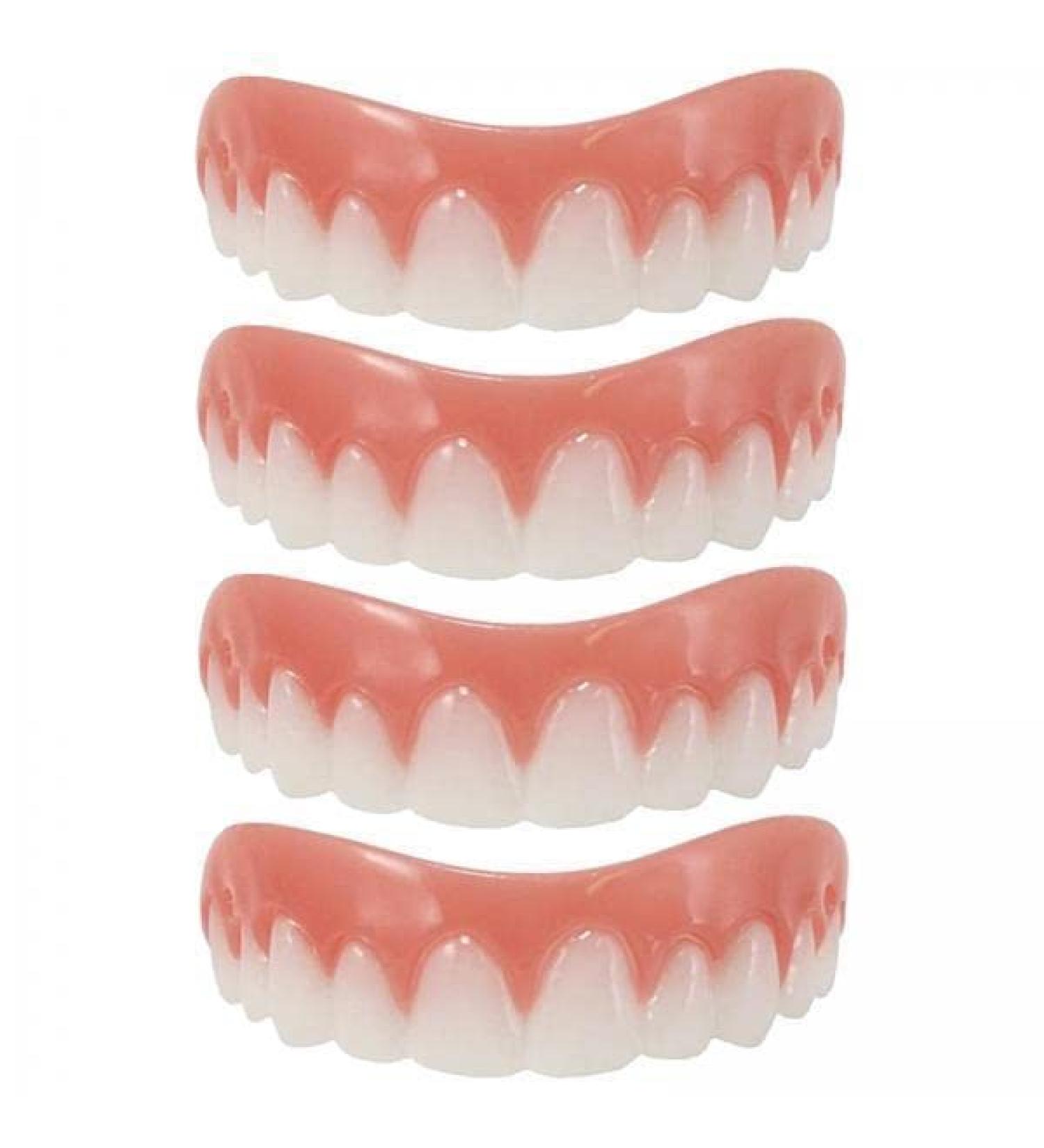 Buy Generic Smiling Braces for Upper False Teeth Veneers - 8 PCS Cosmetic Tooth Covers for a Perfect Smile - Buy Online on GoSupps.com