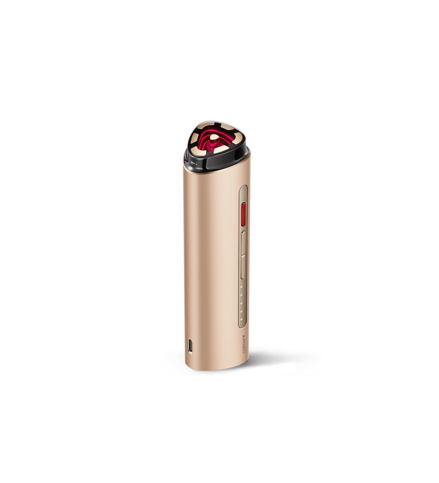 AMIRO R3 Turbo Facial Device | Advanced Skin Tightening & Wrinkle Removal Tool - At-Home Skin Therapy in Gold | Ship Internationally - Buy Online on GoSupps.com