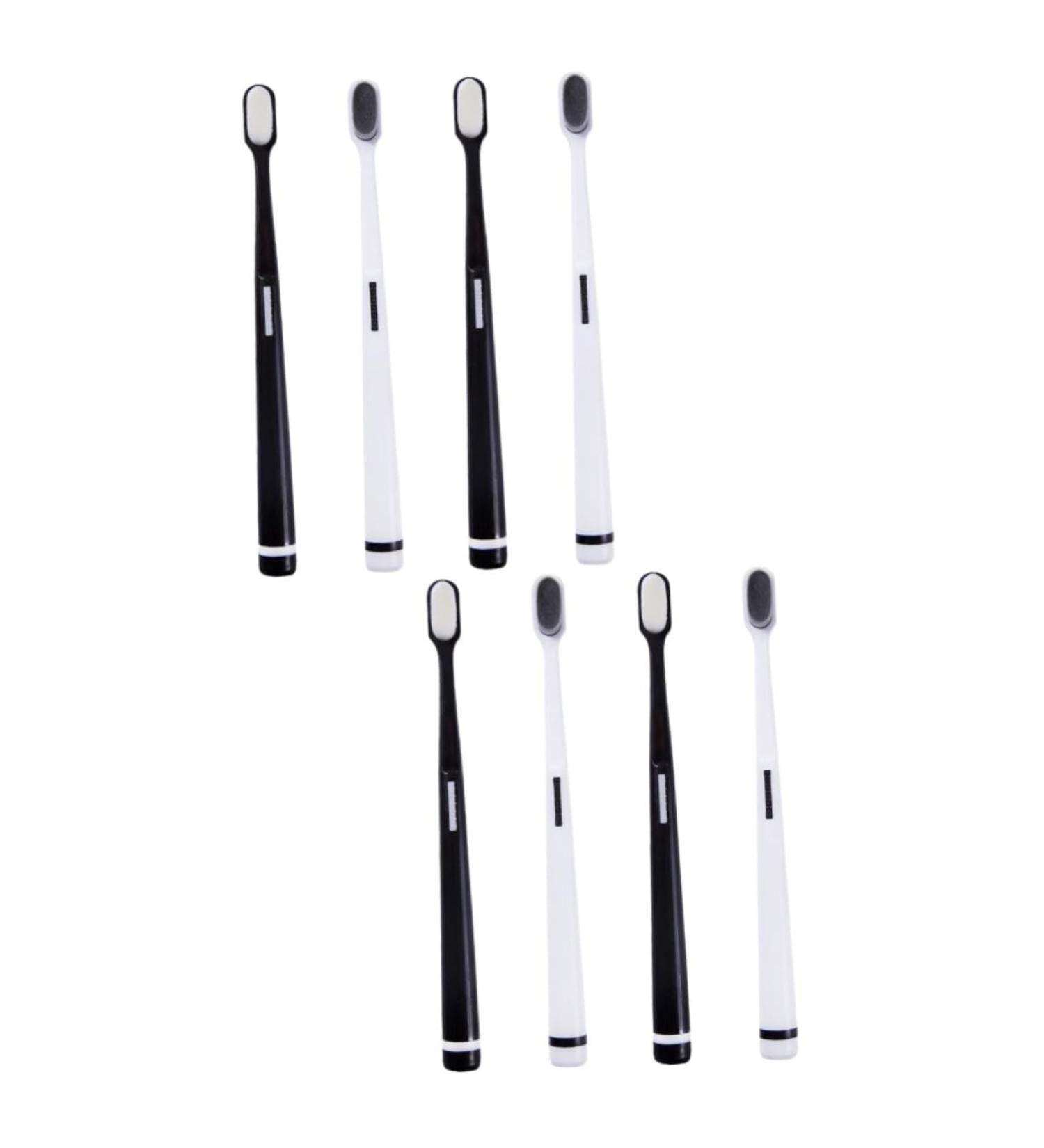 Minkissy 8 STK Wangan Hair Toothbrush Set | Micro Travel Toothbrushes for Oral Hygiene & Dental Cleaning - Buy Online on GoSupps.com