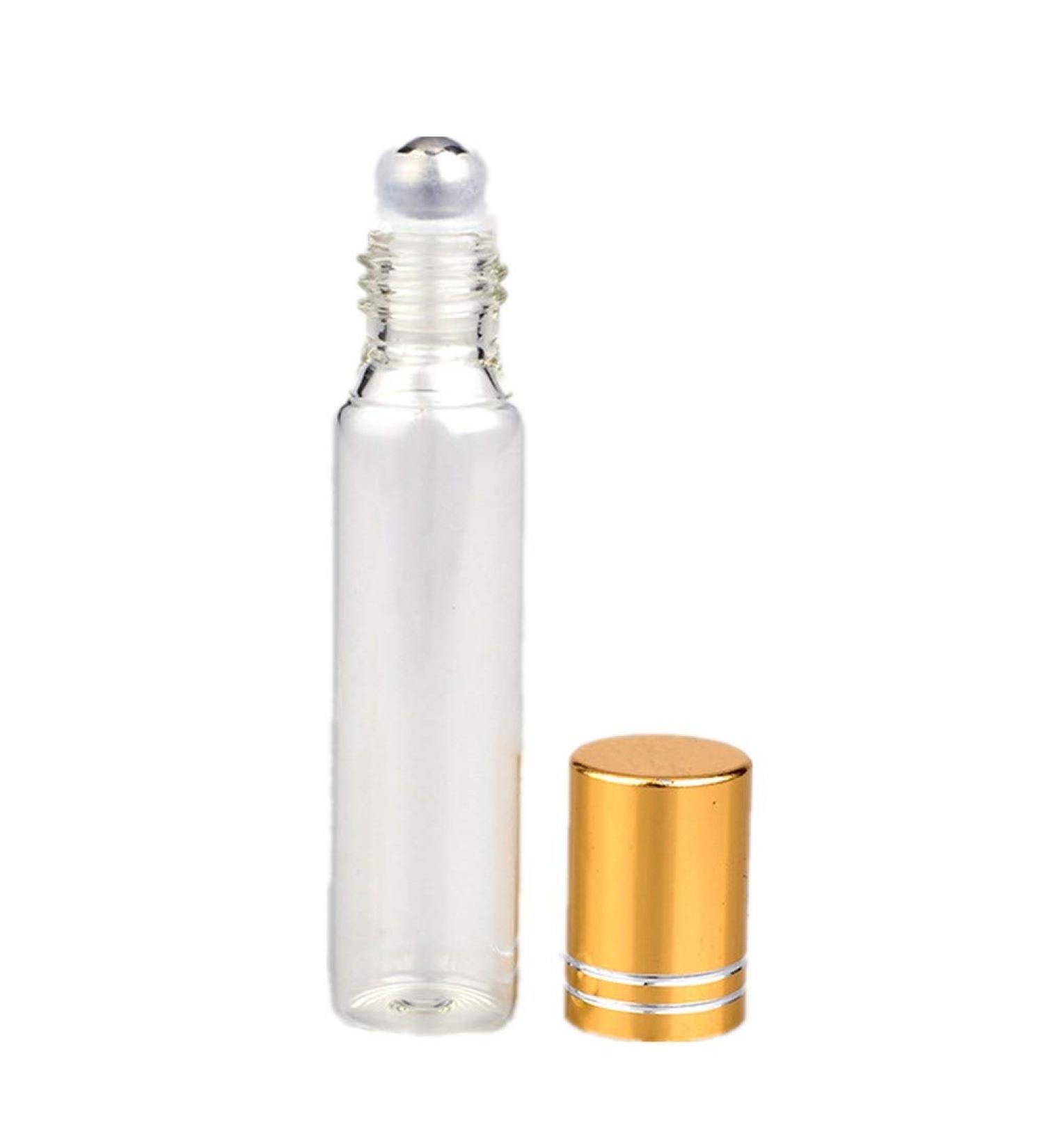 Shulishishop Gold Essential Oils Roll-On Glass Bottles - Perfect for Travel & Home Use - Buy Online on GoSupps.com