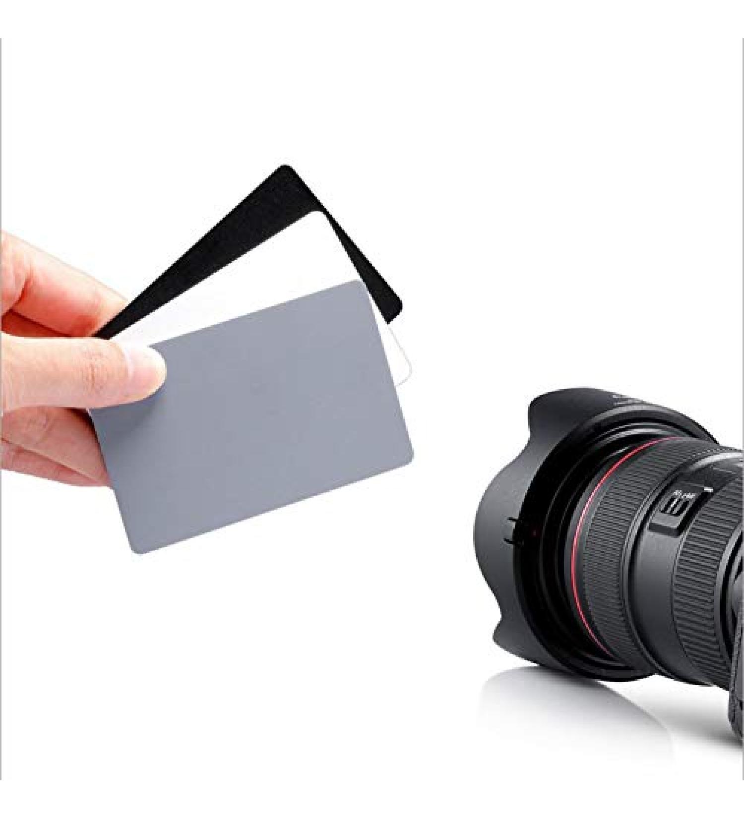 HoneyAce Photography White Balance Card - 18% Gray Card for Digital Camera Calibration and Color Checker - Ideal for Video DSLR and Film - Buy Online on GoSupps.com