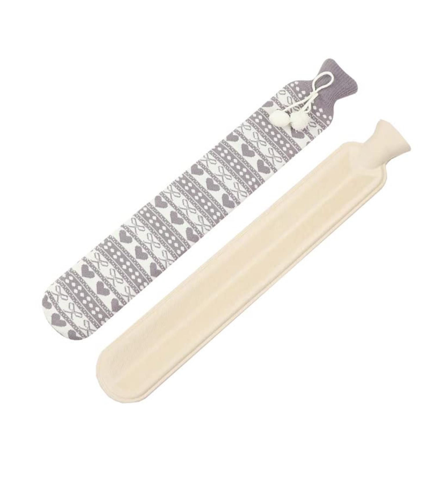 Myamia Long Warm-Up Bag with Hand Pocket - 2L Large Rubber Warm Stool for Waist and Neck | International Shipping - Buy Online on GoSupps.com