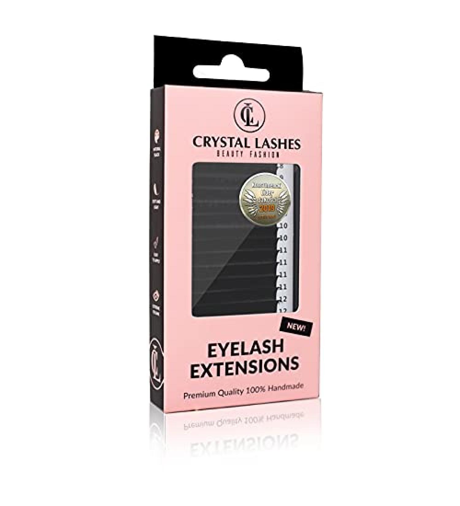 Eyelashes EXTREME VOLUME CRYSTAL LASHES MIX 0.07 Mix 8-16mm-C