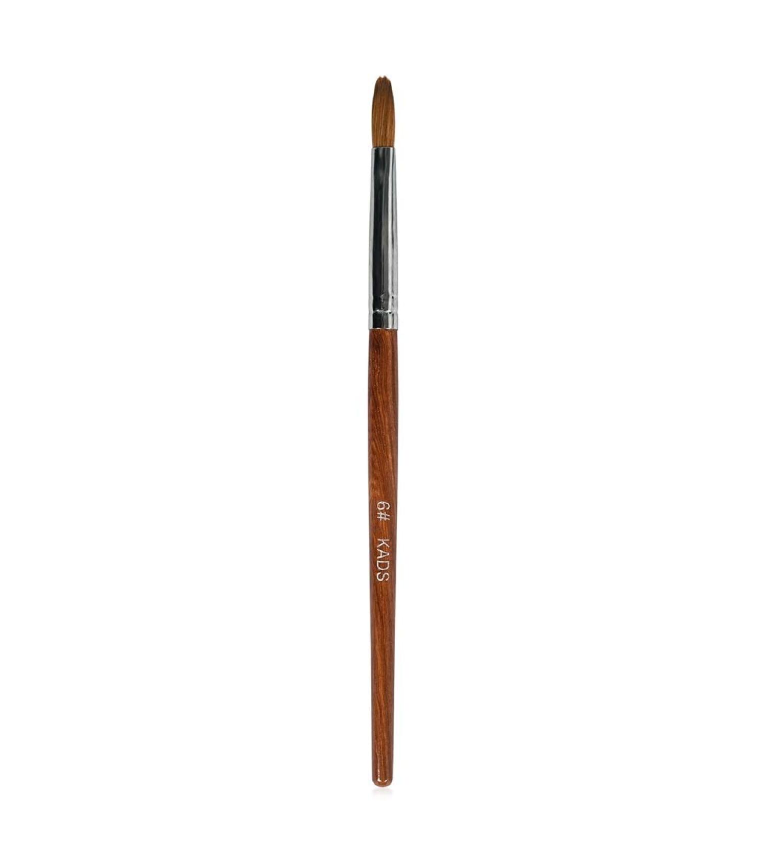 Kads Kolinsky Acrylic Nail Brush - Rosewood Nail Art Tool for Professional Manicure | International Shipping - Buy Online on GoSupps.com