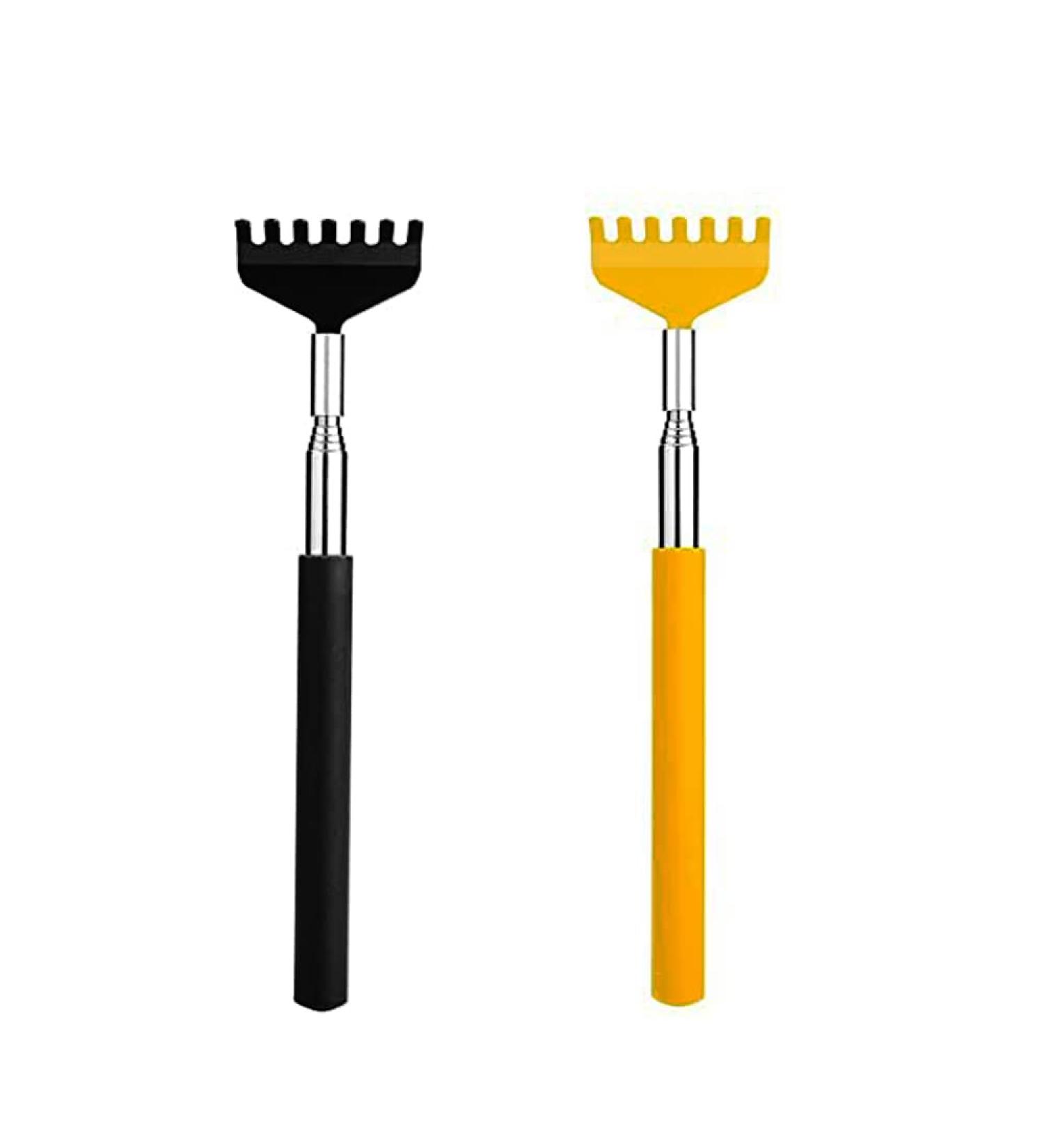 Buy Pack of 2 Telescopic Back Scratchers | Rubberized Handle & Extendable Up to 68cm | International Shipping - Buy Online on GoSupps.com