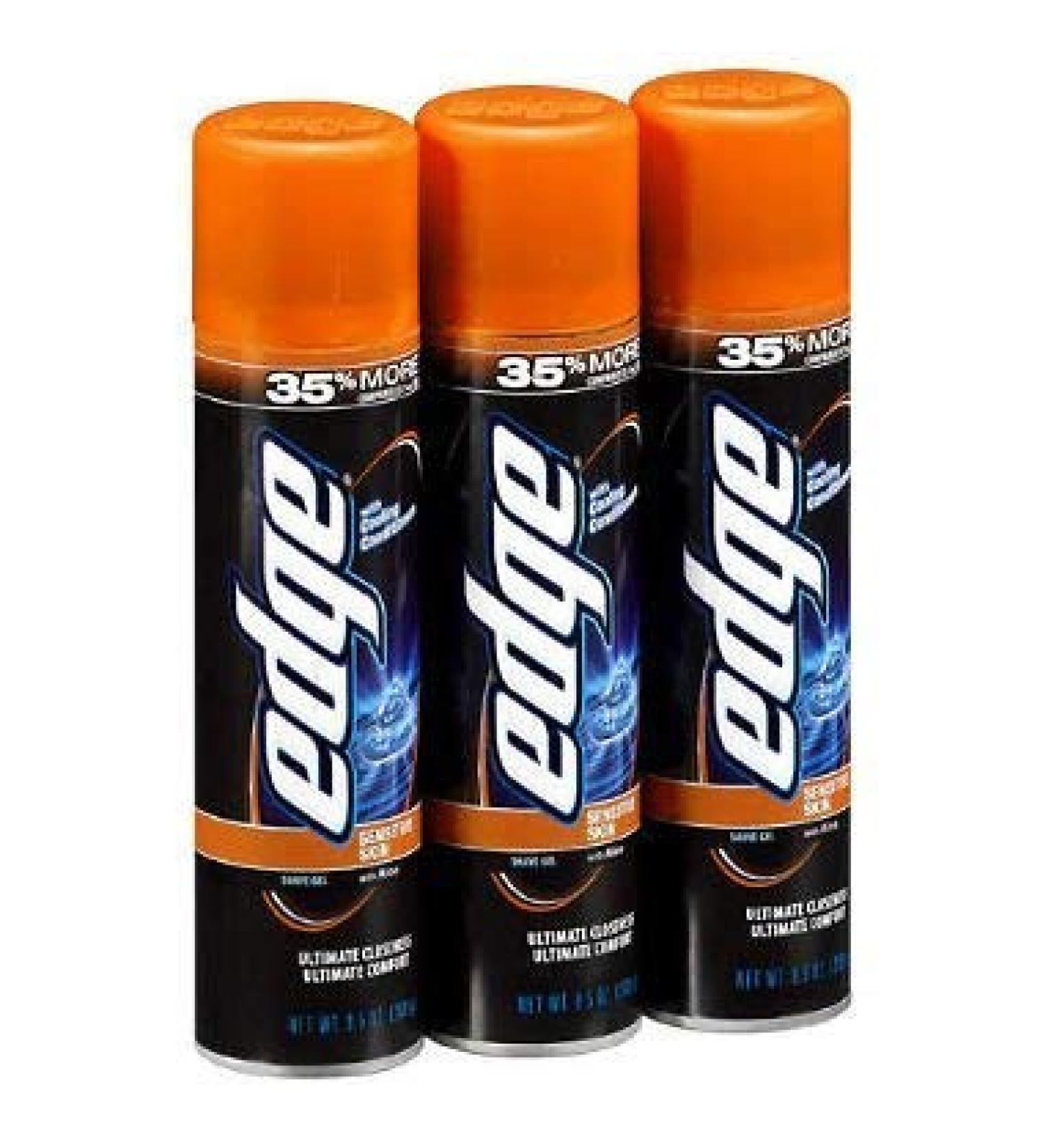 Edge Advanced Shave Gel 9.5 oz, 3 pk. A1
