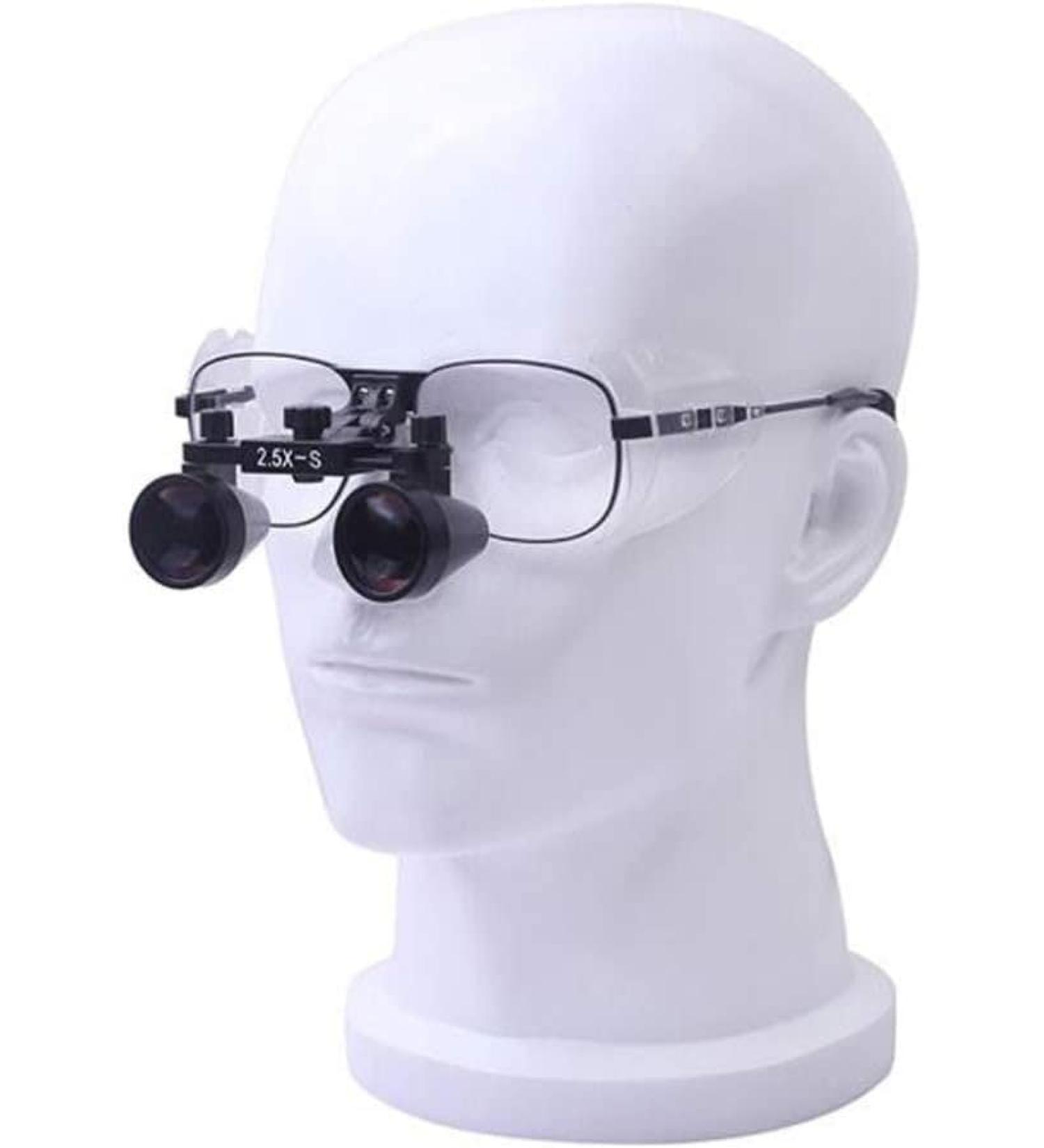 Magnifier Medical Magnifier Dental Magnifying Glasses 2.5XAdjustable Headband Loupe Hands Free Headband Magnifier Visor Glasses Magnifying - for Surgical Jewelry Appraisal - Buy Online on GoSupps.com