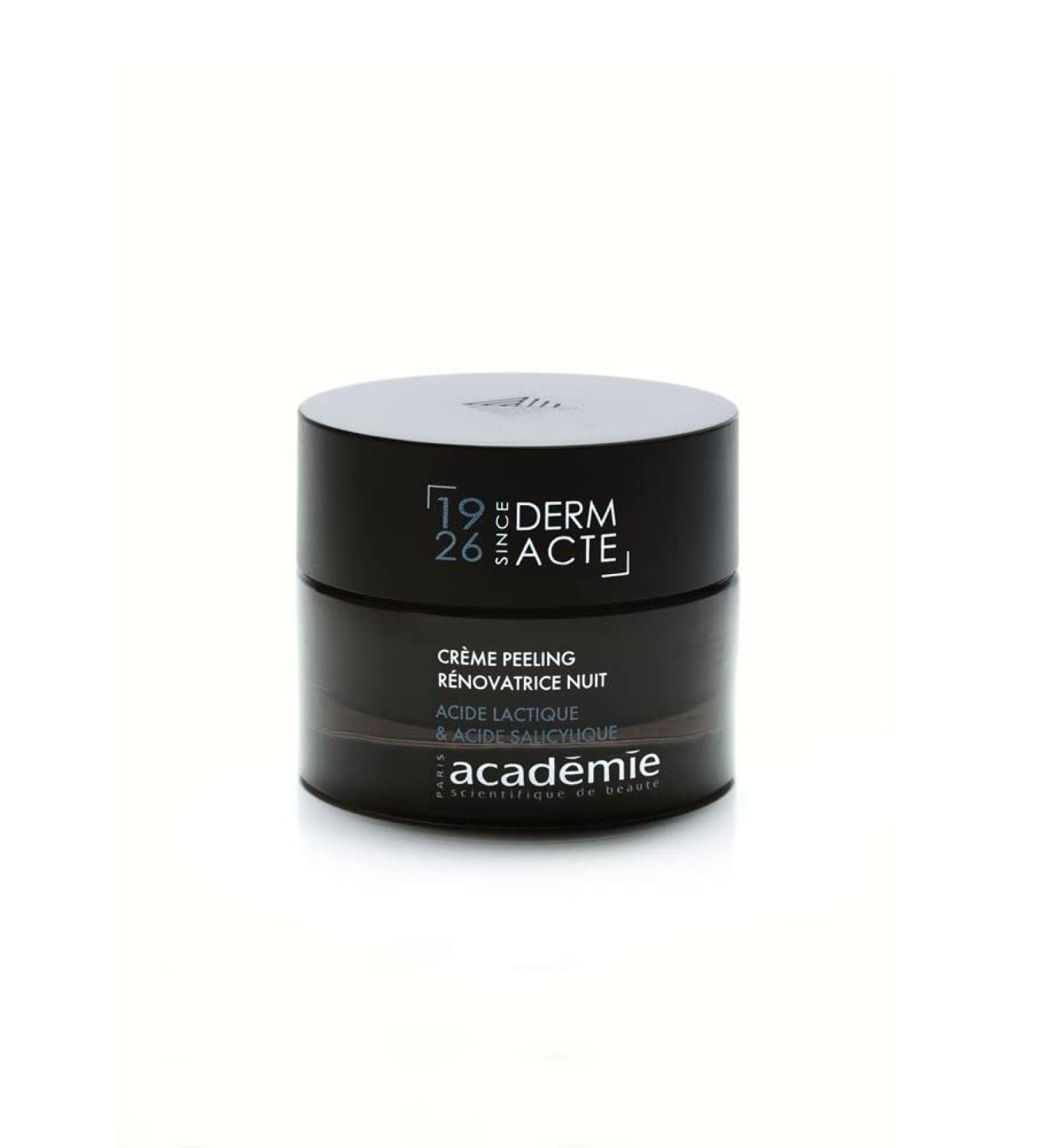 Academie Derm Acte Restorative Exfoliating Night Cream Recovers Radiance Softness & Luminosity Visibly Younger-looking skin 50 ml