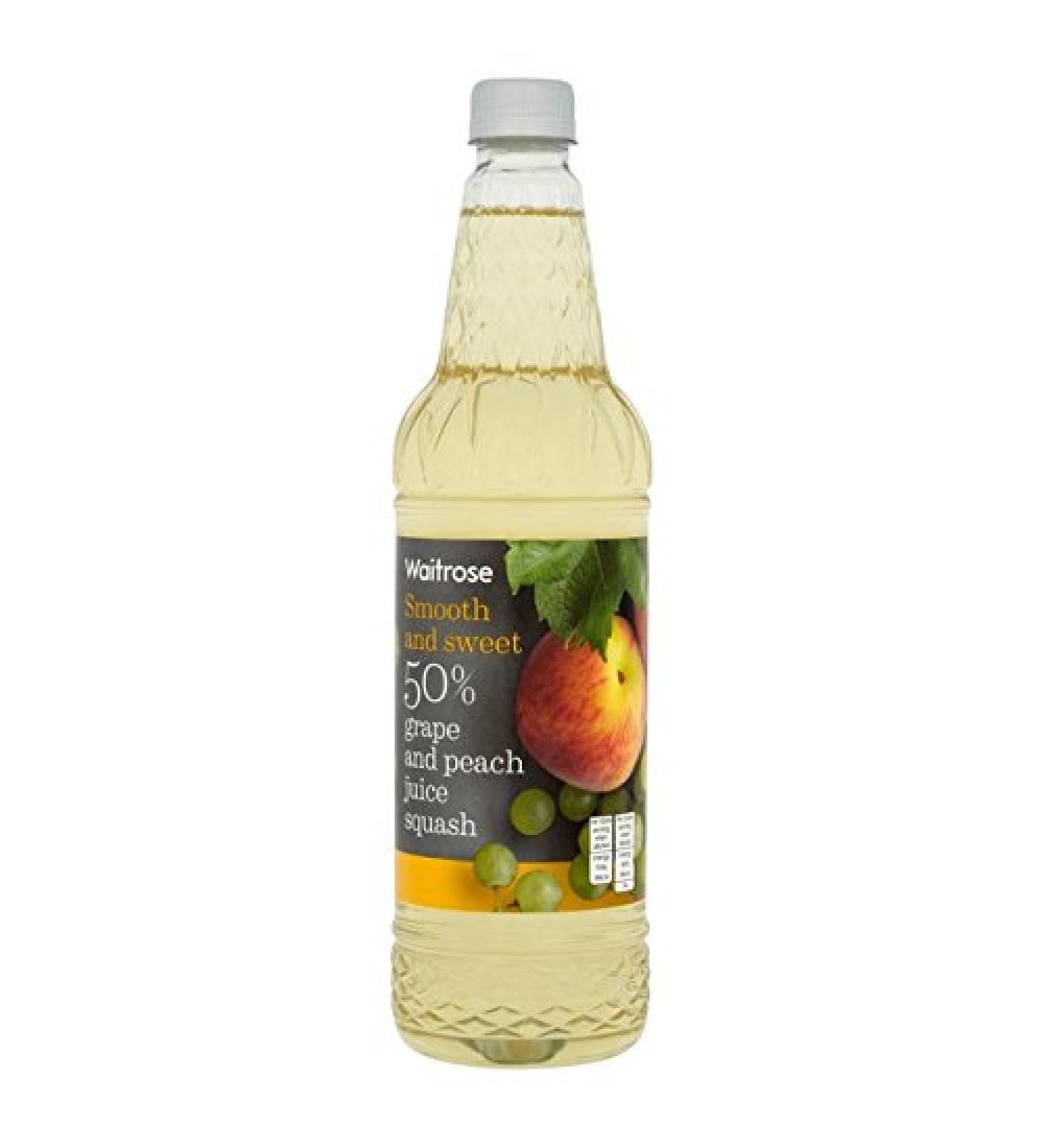 Grape & Peach High Juice Waitrose 1L