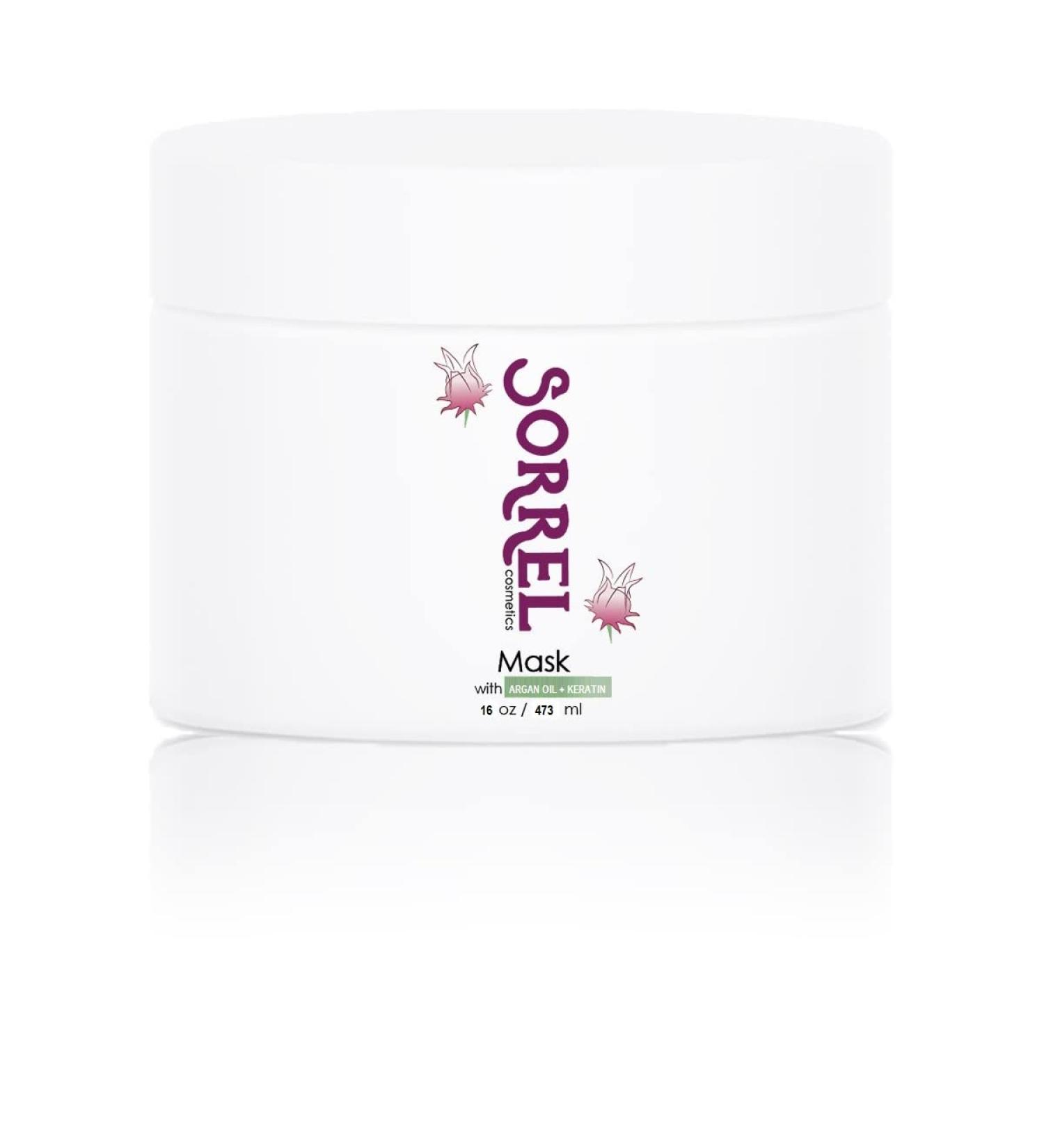 Sorrel Cosmetics Hibiscus Hair Mask & Deep Conditioner - Organic Nourishing Treatment for Dry, Damaged, Chemically Treated Hair - 16 OZ - Buy Online on GoSupps.com