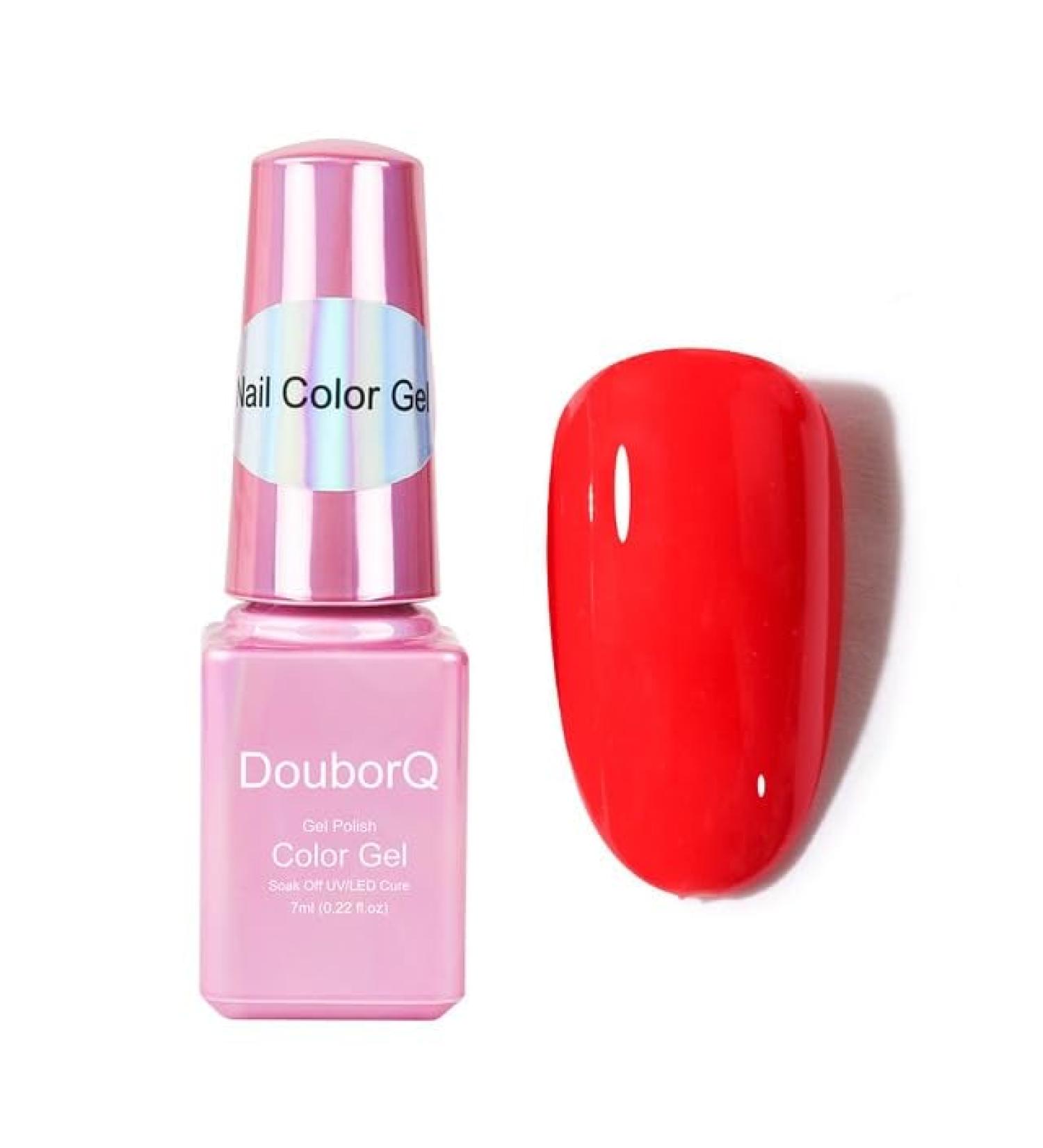 7ml Soak Off Gel Nail Polish Semi Permanent Solid Lamp Varnishes Manicure Top Coat DIY UV Base Nails - (Color: 58) - Buy Online on GoSupps.com