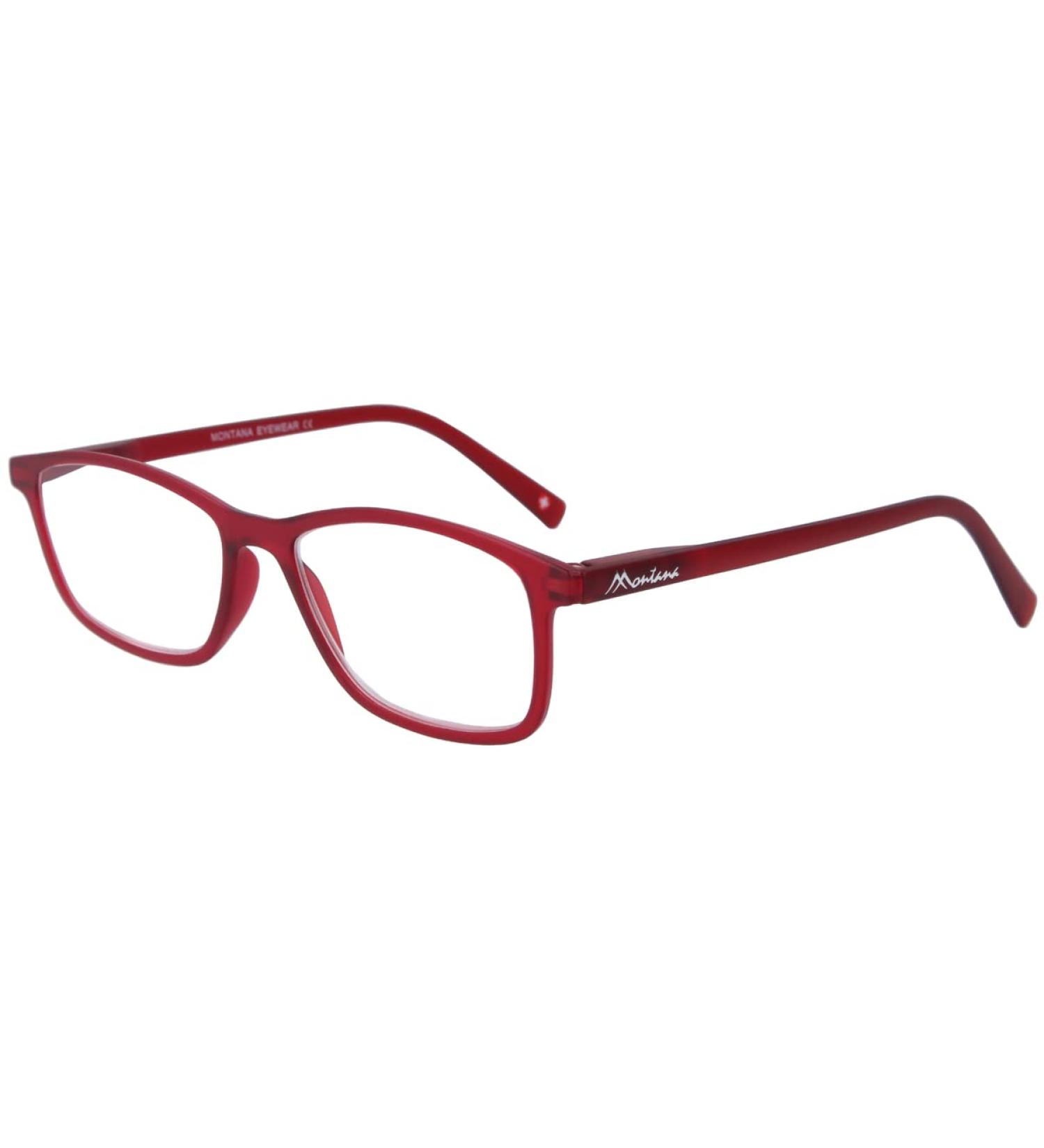 Super Flat Reading Glasses MR51 - High-Quality Plastic Spring Hinge Red +1.00 dpt - International Shipping Available - Buy Online on GoSupps.com