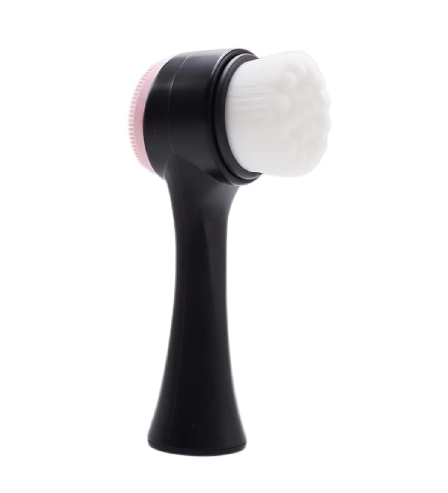 Face Scrubber Manual Face Brush Silicone Face Scrubber 2 in 1 Face Cleansing Brush for Deep Cleaning Exfoliating - Buy Online on GoSupps.com