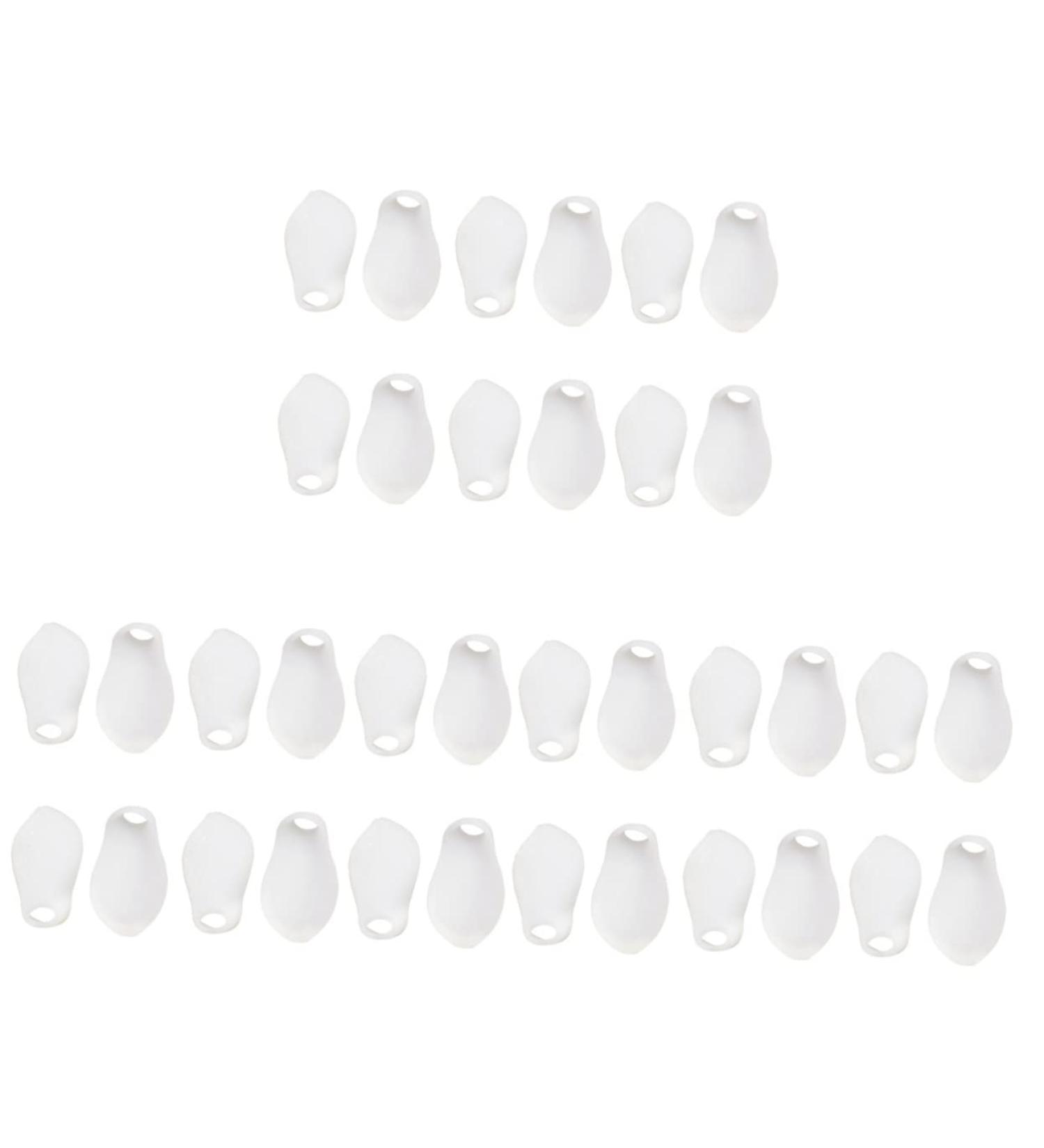 Healeved Little Toe Corrector Set - 6 Pairs Nursing Toe Protectors for Bunion, Hammer Toe, and Toe Separation - P04 White x3pcs - Buy Online on GoSupps.com