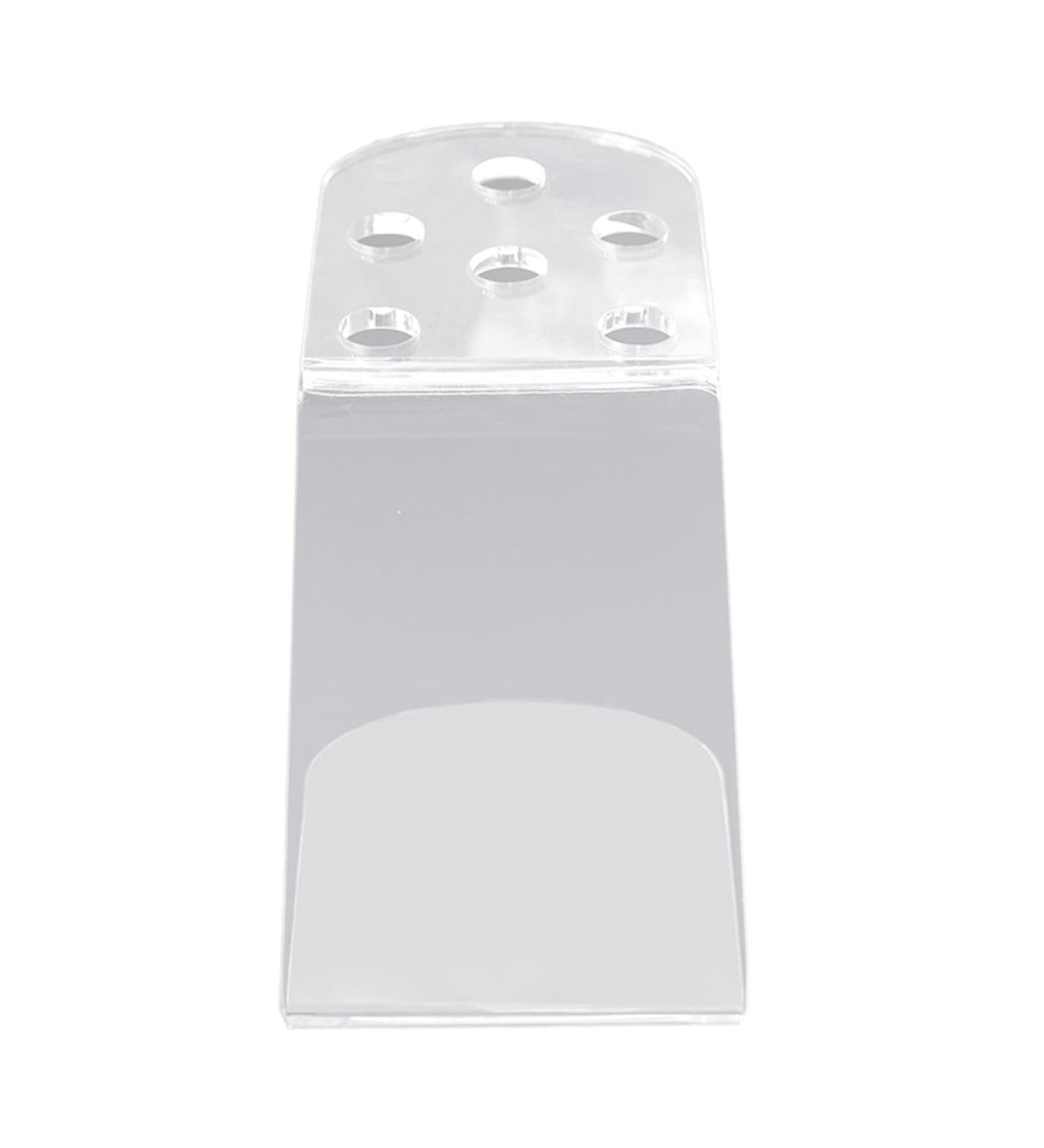 Scissors Holder for Groomer | Acrylic Rack Salon Shear Holder - Groomer Scissor Stand Hairdresser Organizer- Clear 6 Holes Stylist Tool Rack for Barber Shop Home - Buy Online on GoSupps.com