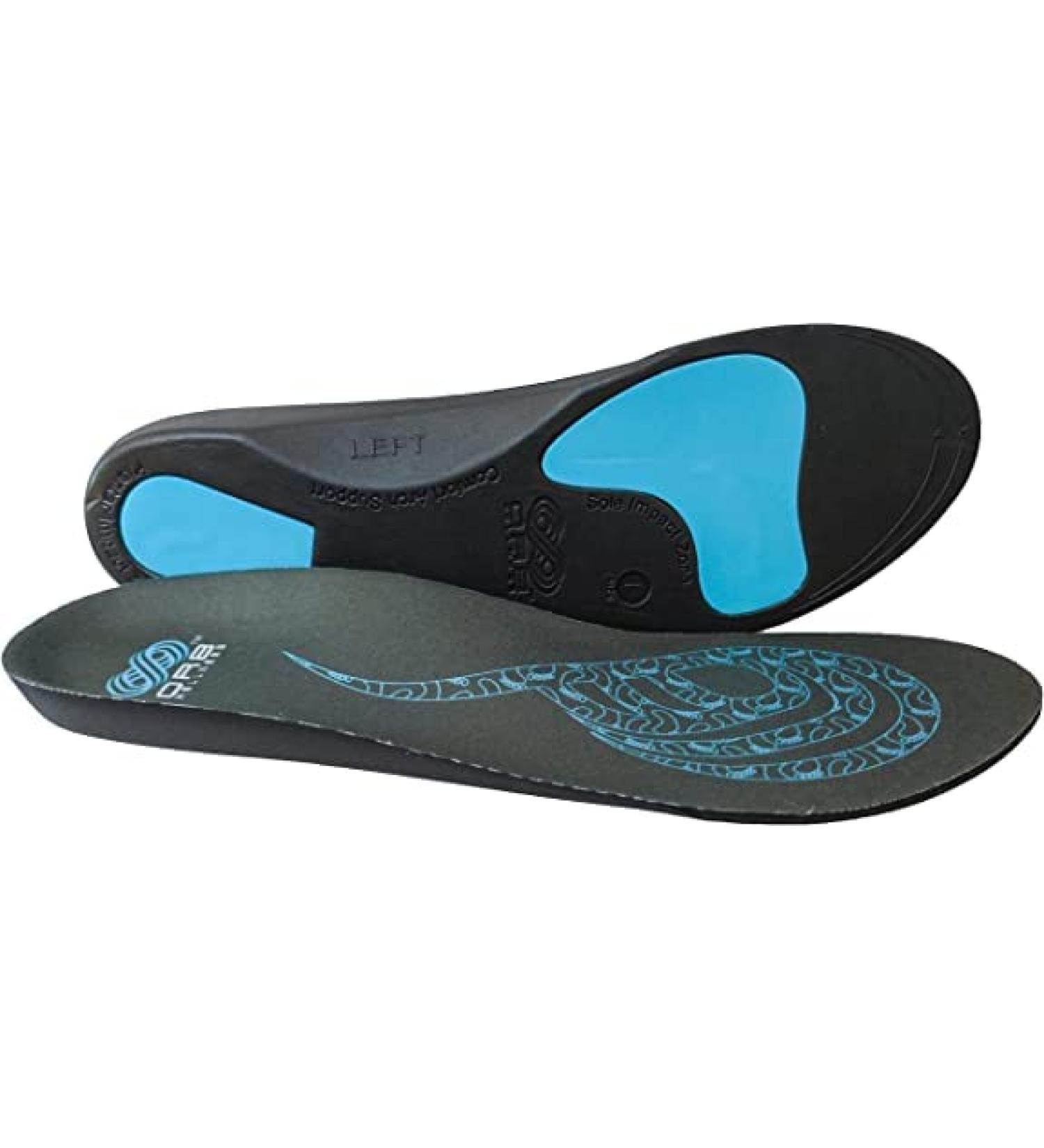 Orthotic Insoles Arch Support for Plantar Fasciitis | Women Men Insert | ORTHO ACTIVE Series Grey X-Small 3-4.5 - Buy Online on GoSupps.com