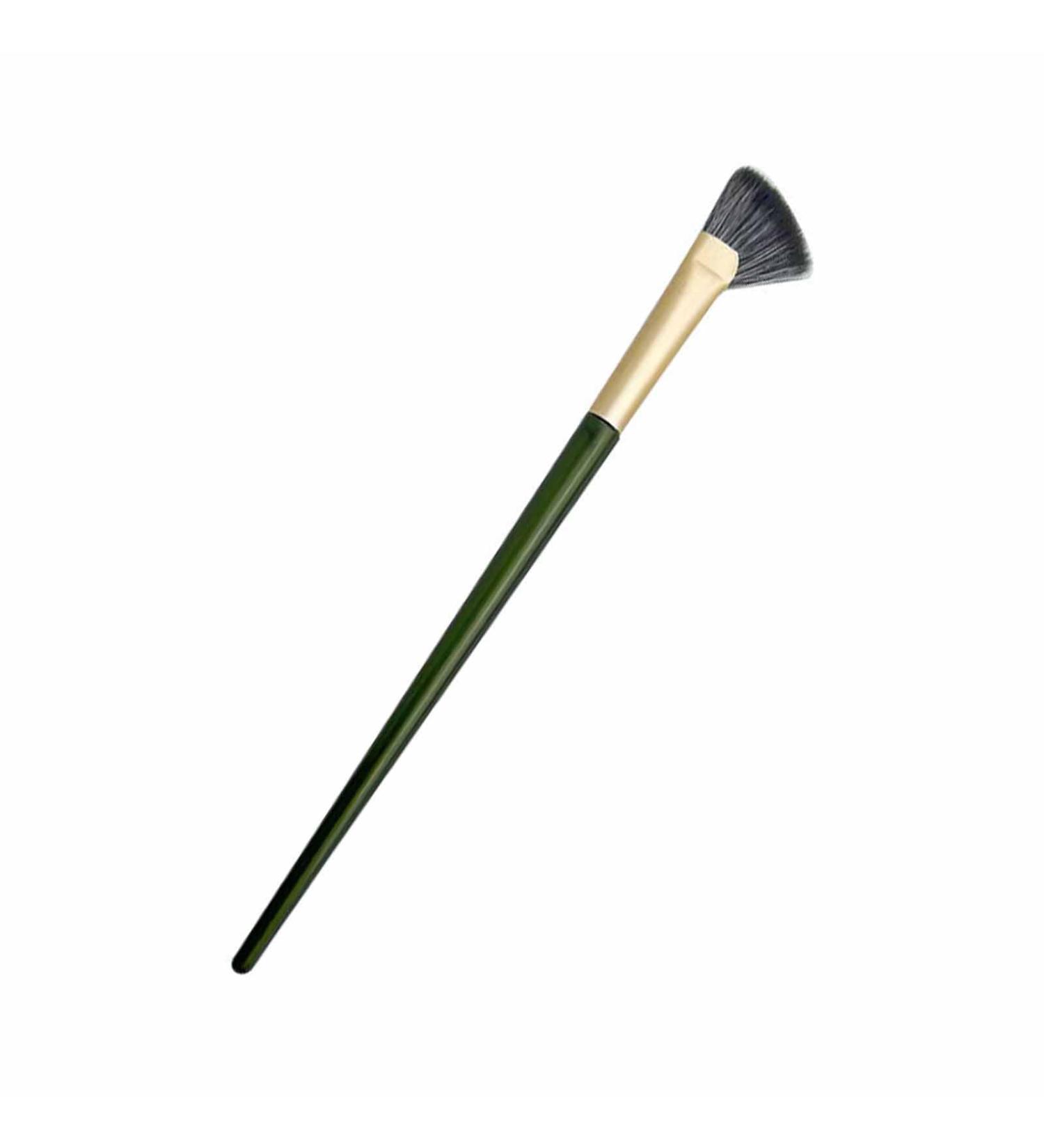 Angled Eyeshadow Brush Half Fan Shape Nose Shadow Brush Soft Precise Contouring Lightweight Convenient Single Eye Makeup Brushes (Black) - Buy Online on GoSupps.com