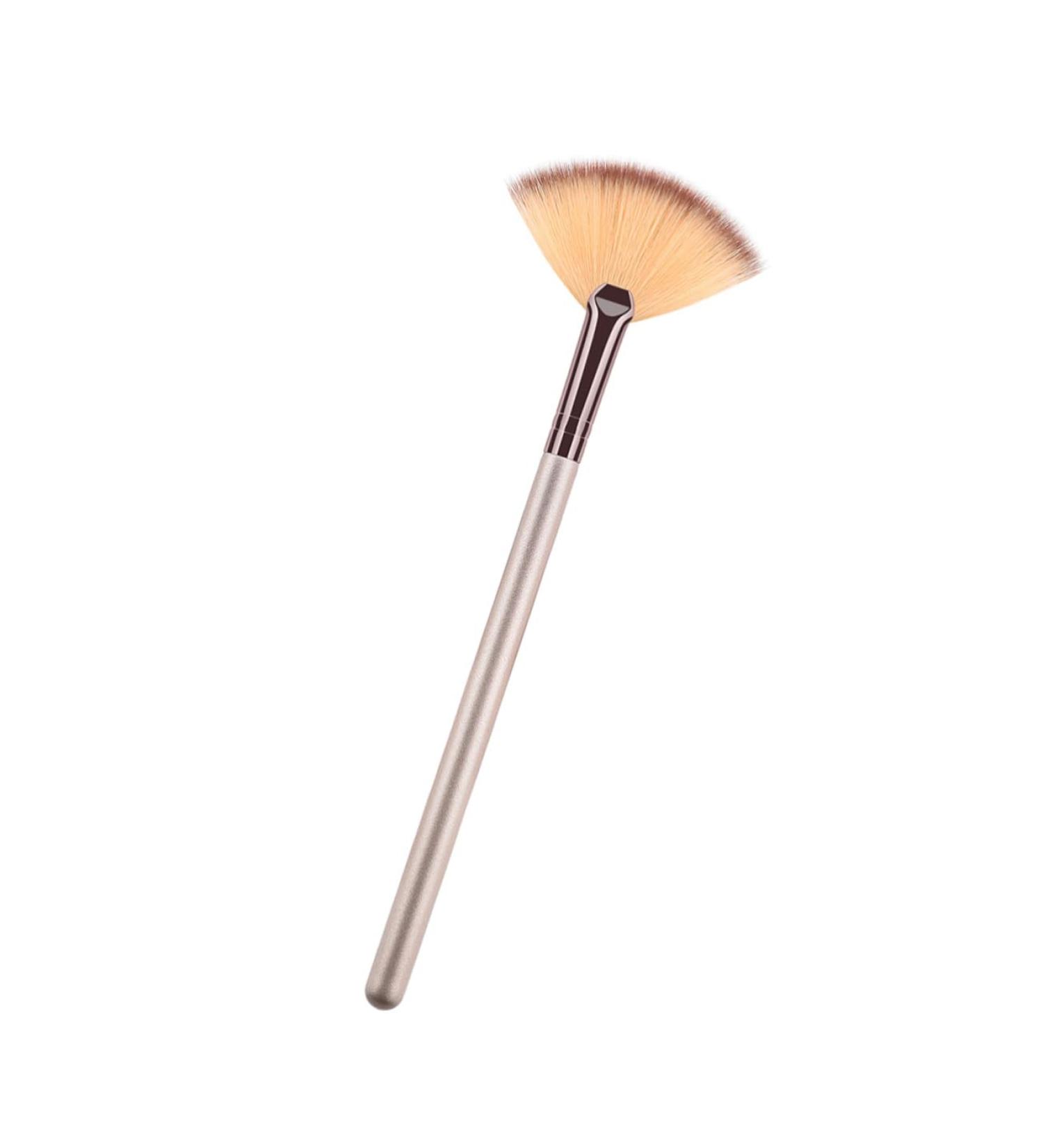 DOITOOL Ladies Suits Highlighter Makeup Brush Cosmetics Brush Makeup Lip Gloss Kits Blush Makeup Brush Makeup Fan Powder Brush Face Fan Miss Sector Wooden Handle Bamboo - Buy Online on GoSupps.com