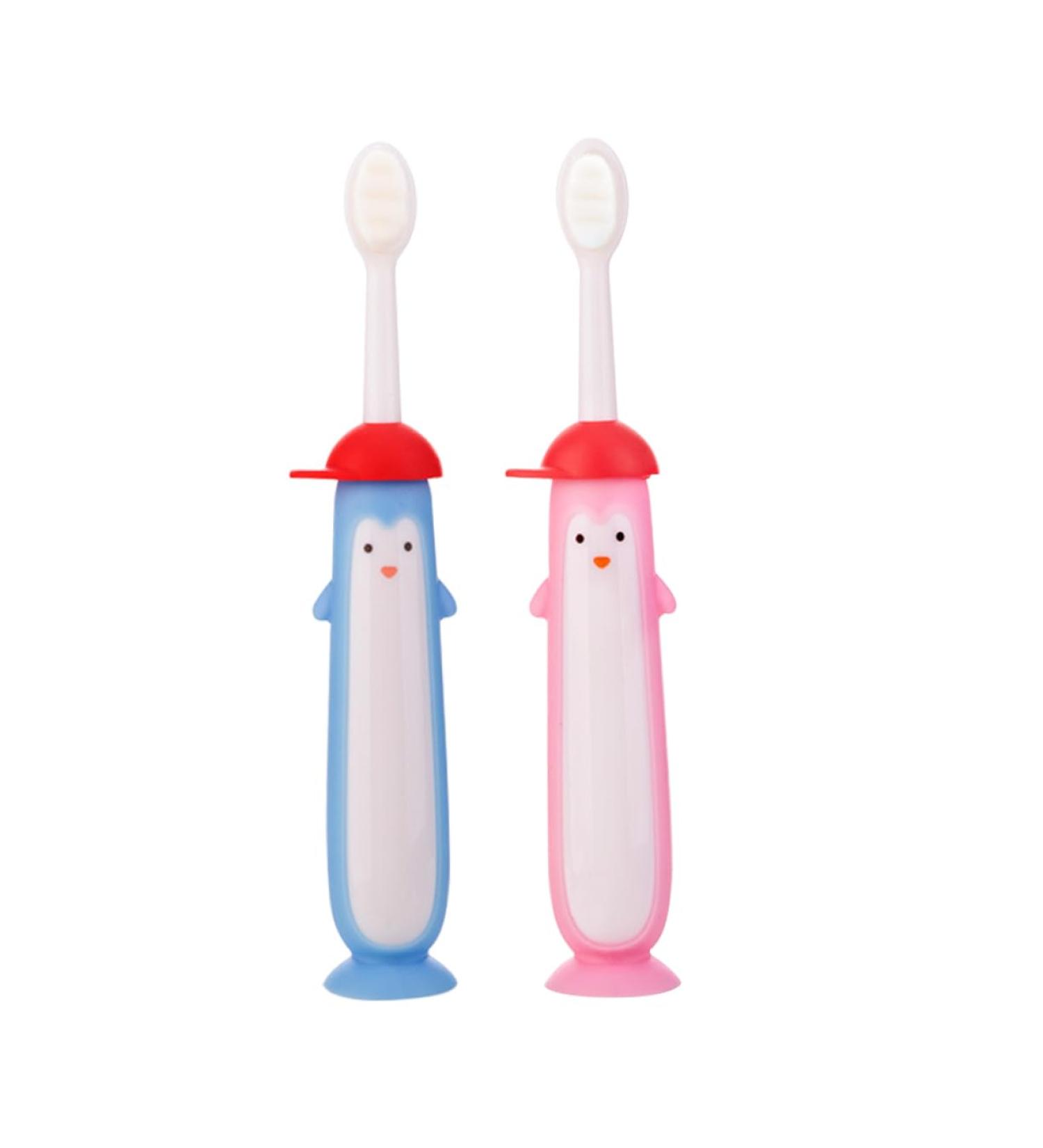 Healeeved 2ST Toothbrush & Mouth Cleaning Brush - Kids Training Toothbrush & Care Station for Toddlers - Daily Dental Essentials for Children - Buy Online on GoSupps.com