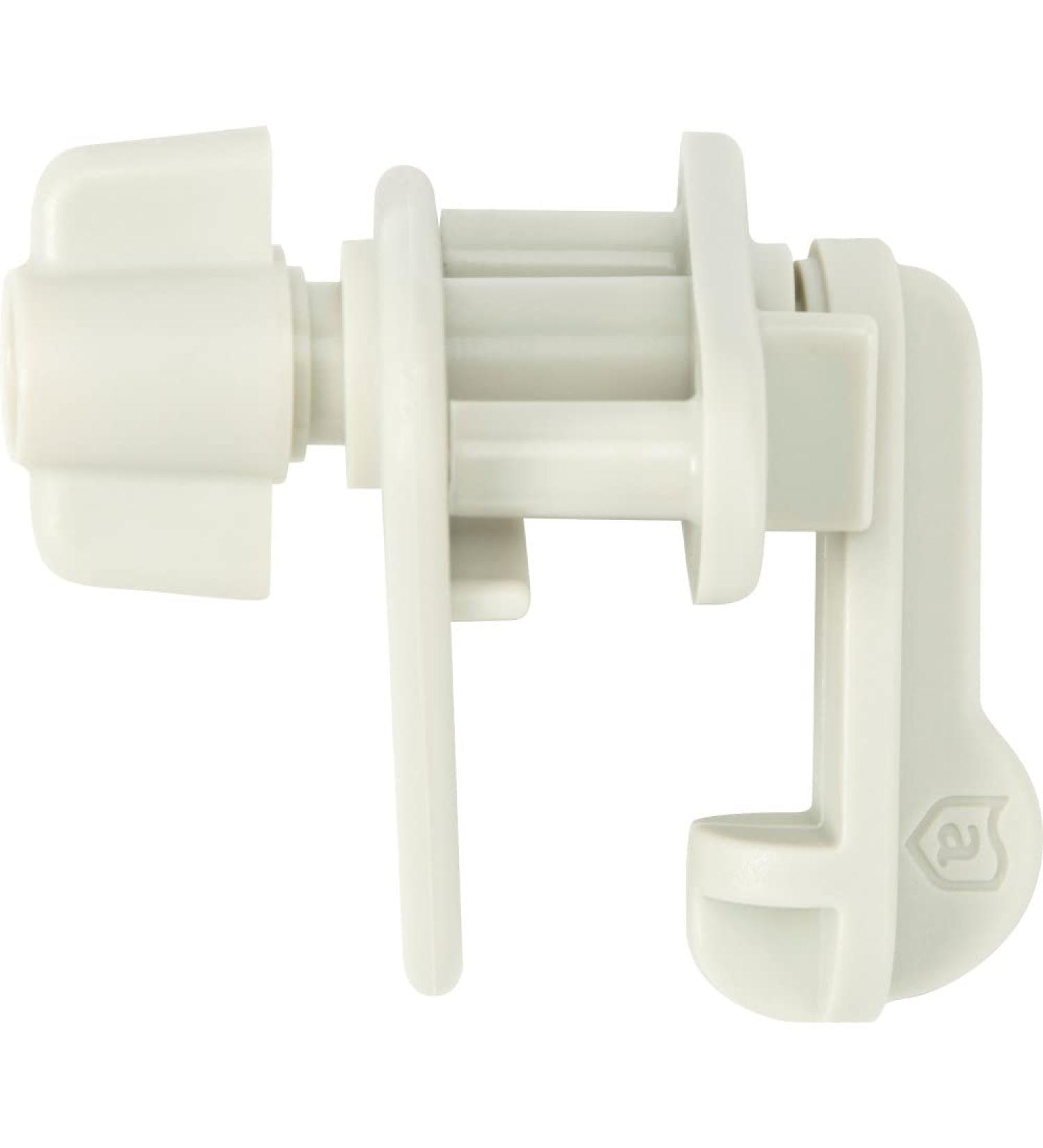 Attwood 11404-6 Pontoon Replacement Latch, Universal Sizing for Square Frames 1 Inch to 1  Inch, Fits Left- or Right-Hinge Gate