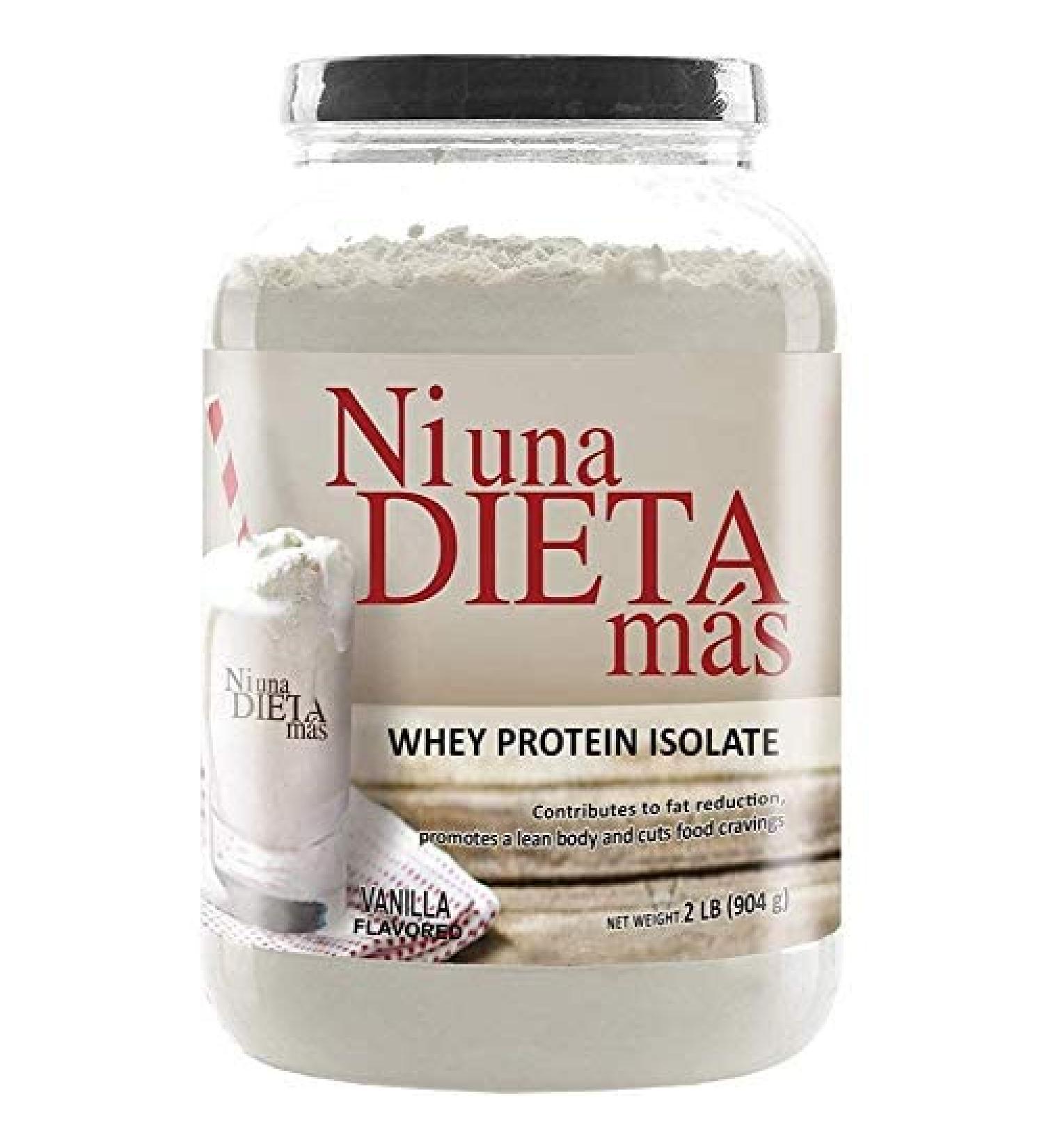 NI UNA DIETA MAS Protein Powder for Kids and Adults - Vanilla Flavor, Reduces Abdominal Fat & Stops Food Cravings - Buy Online on GoSupps.com