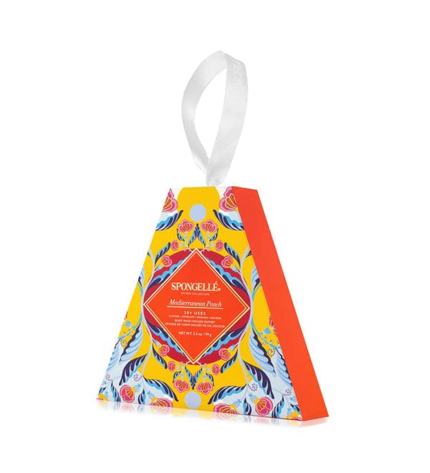 Spongell | Rivera Collection Infused Buffer Sponge | Oils of Basil & Lemon | Vegan Friendly Cruelty-Free | 20+ Uses | Mediterranean Peach - Buy Online on GoSupps.com