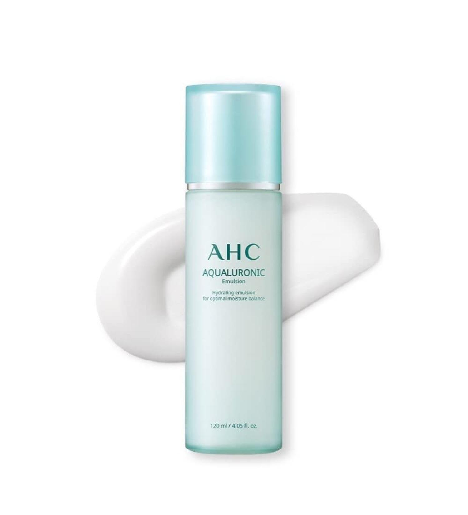 AHC Hydrating Aqualuronic Emulsion Korean Skincare Face Lotion 120 ml