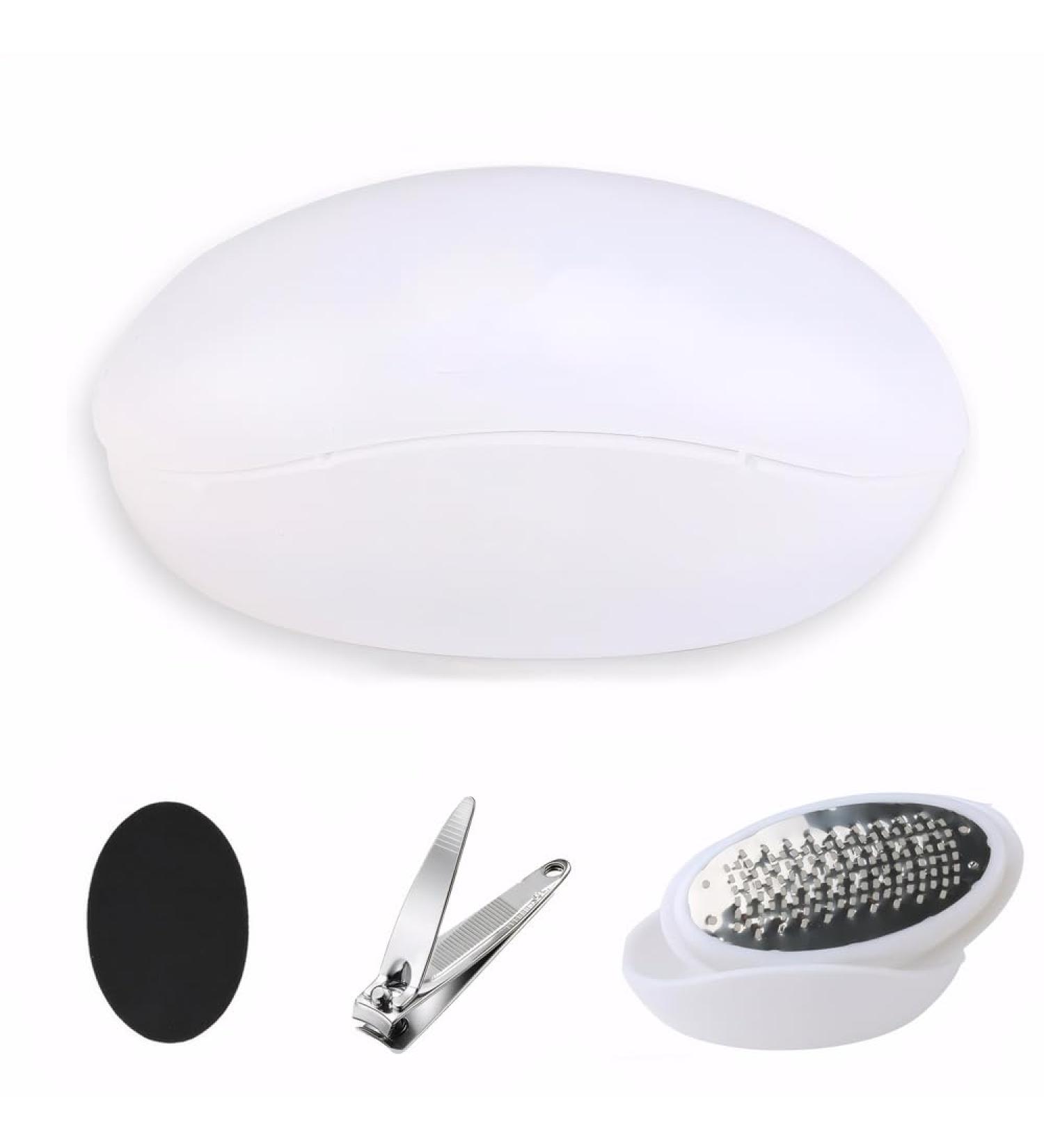 Asheyya Portable Egg Foot Grinder Egg Shape Hard Skin Remover for Feet - Buy Online on GoSupps.com