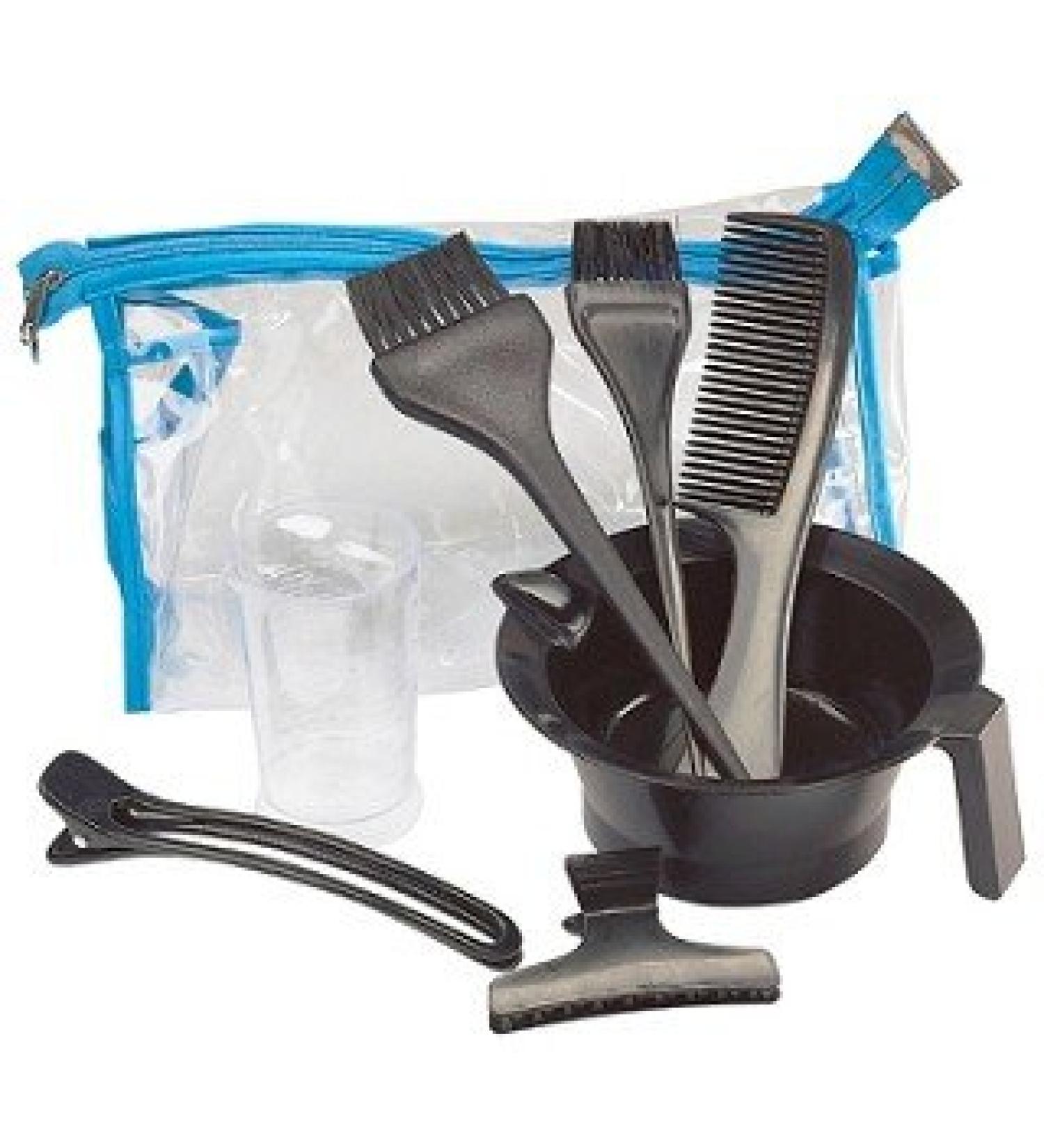SIBEL Evolution 7-Piece Hairdresser Hair Dye Set - Black