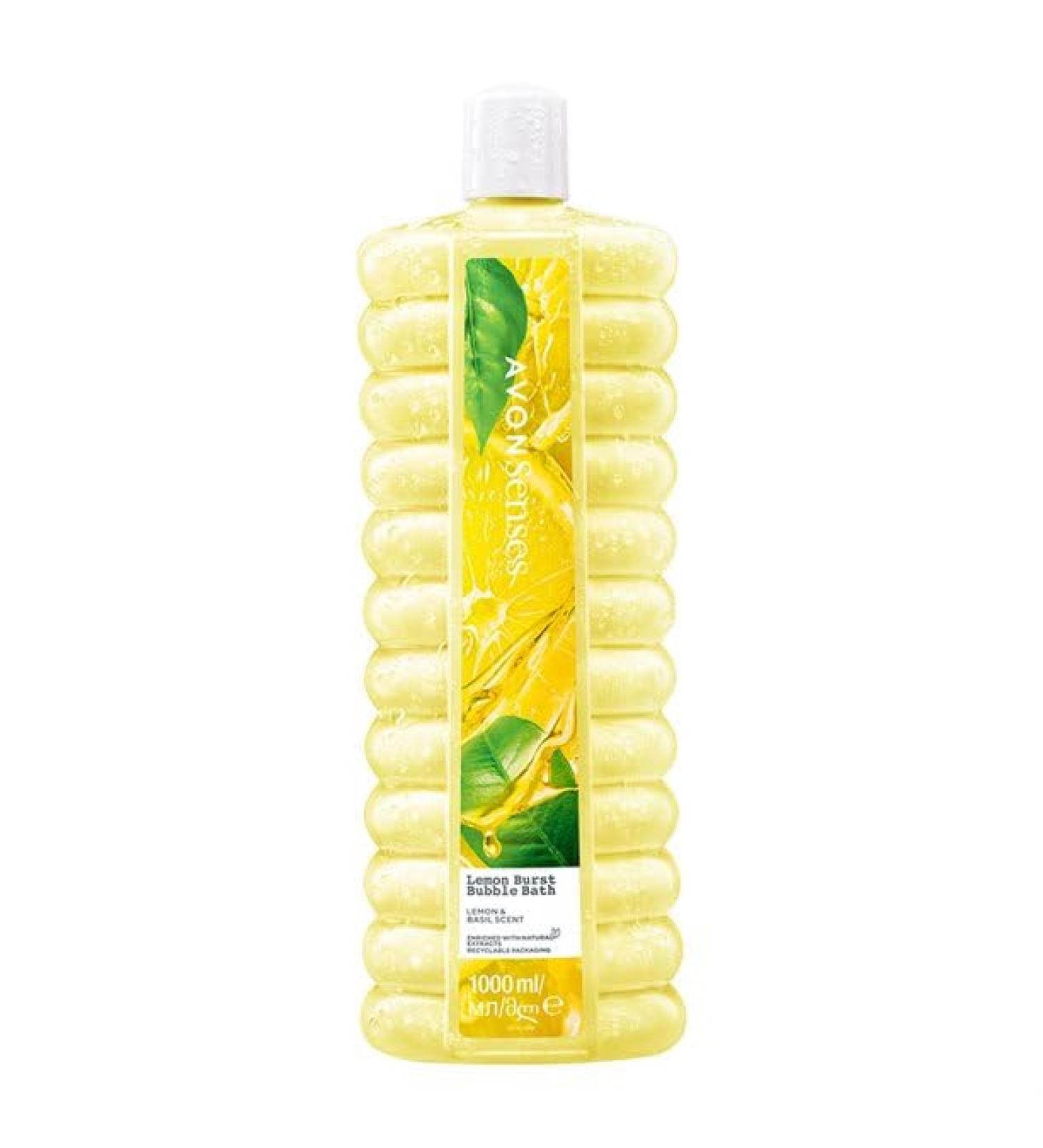 AVON Bubble Bath Lemon Burst Senses Mousse de bain