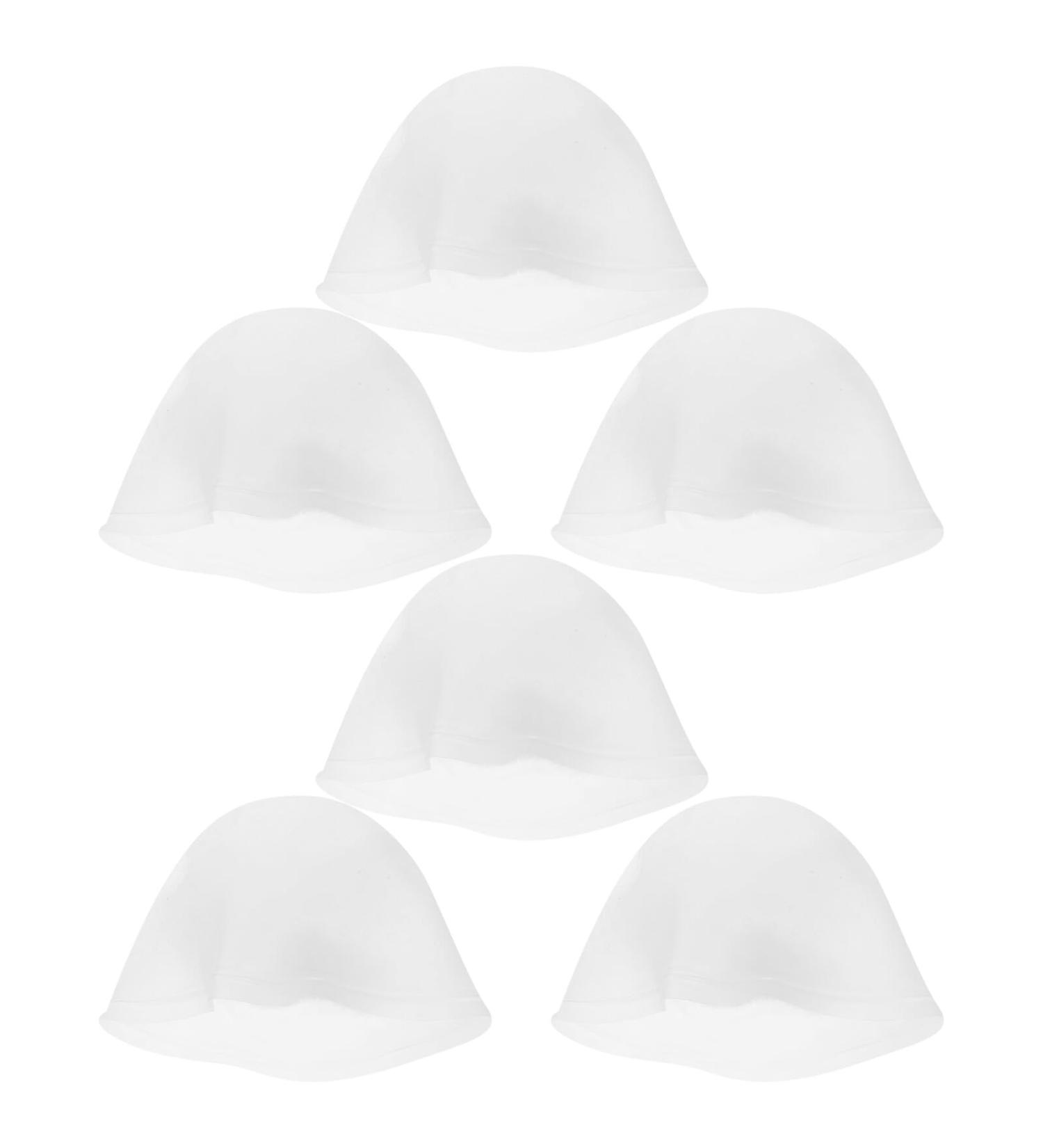 Beavorty Bonnet M ches en Silicone Blanc R utilisable avec Trous pour Coloration Capillaire Chapeau de Surlignage sans Per age 6 Pi ces Accessoire Coiffure Professionnel pour Salon - Buy Online on GoSupps.com