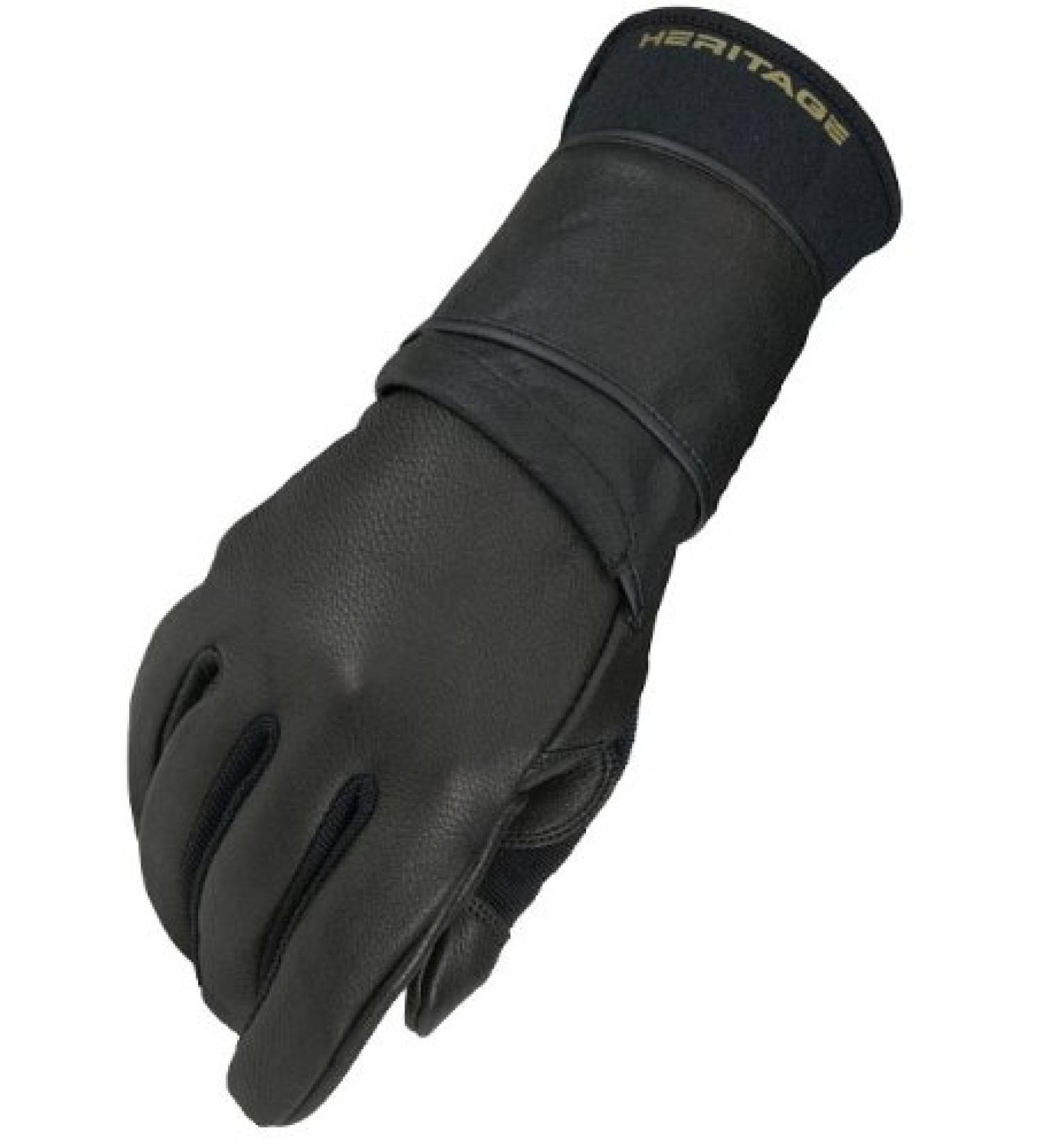 Heritage Pro 8.0 Bull Riding Glove - Black, Size 8 Right - Buy Online on GoSupps.com
