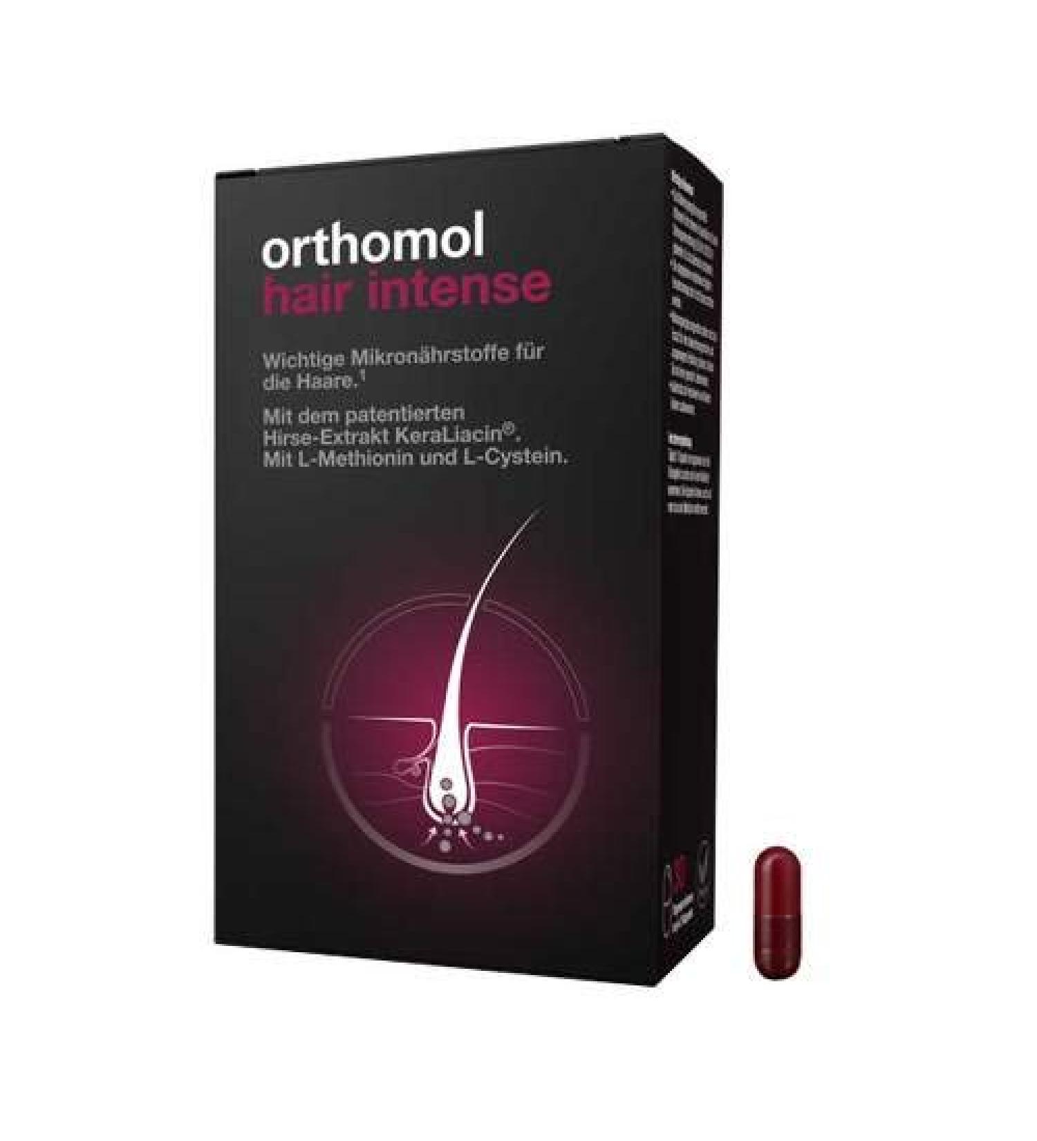 Orthomol Hair Intense 180 capsules including a hand cream from vitenda - Inner strength for beautiful hair