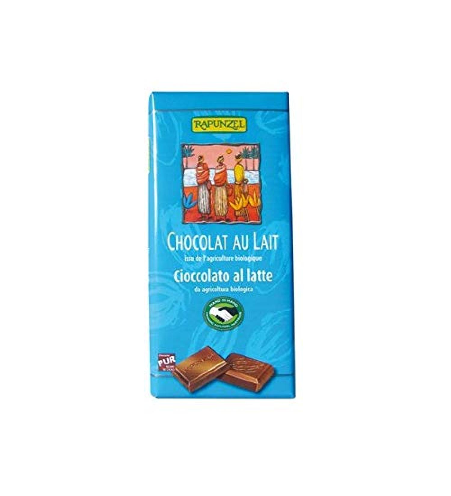 Rapunzel - Milk Chocolate 100G Organic - Unit - Buy Online on GoSupps.com