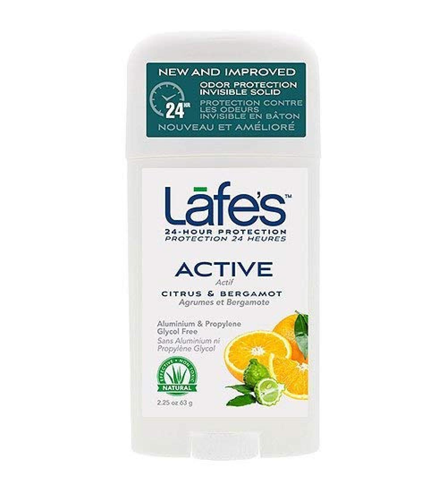 Lafe'S Natural Body Care Deod Twist Stick Active 2.5 Oz